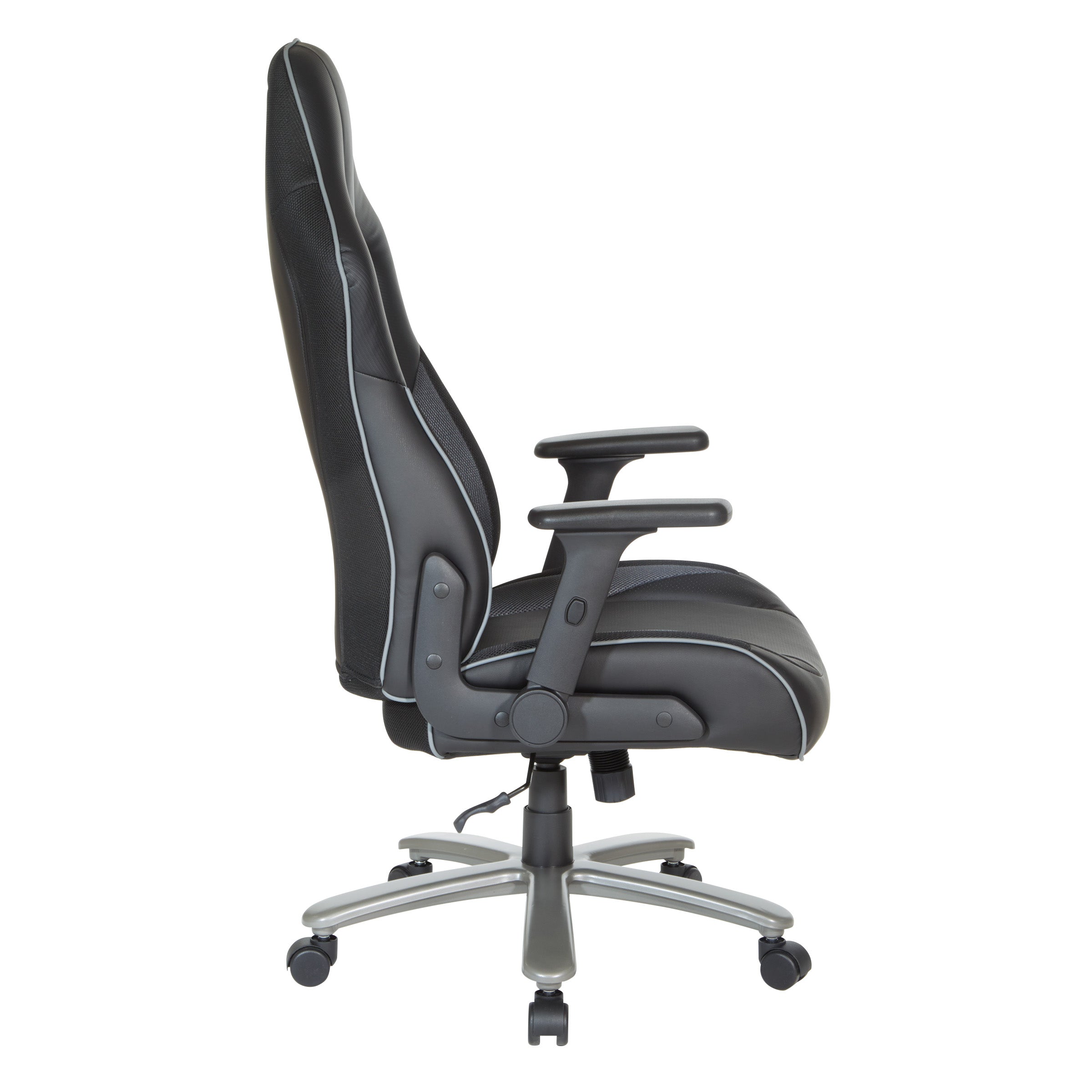 Big & Tall Gaming Chair - Grey Mesh