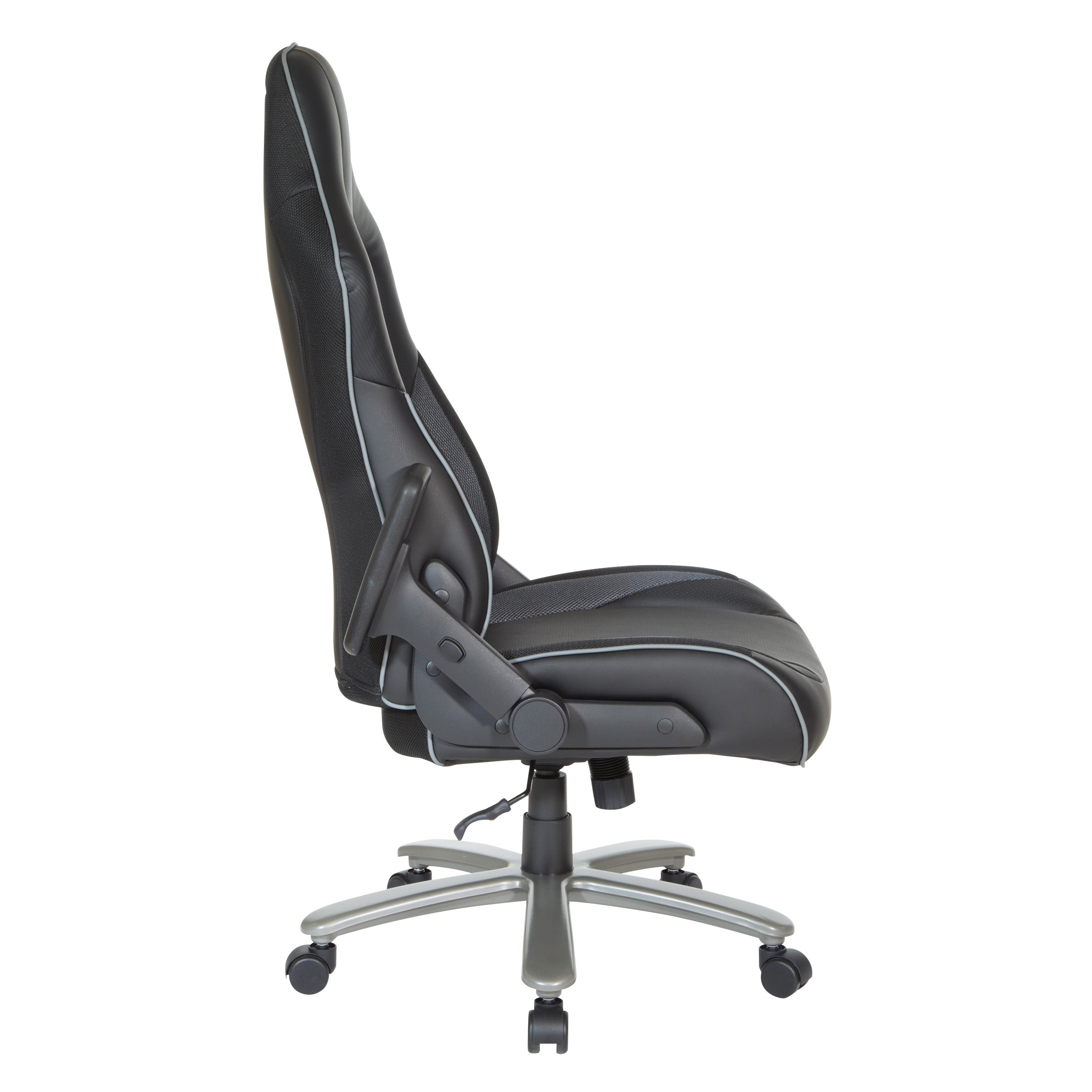 Big & Tall Gaming Chair - Grey Mesh