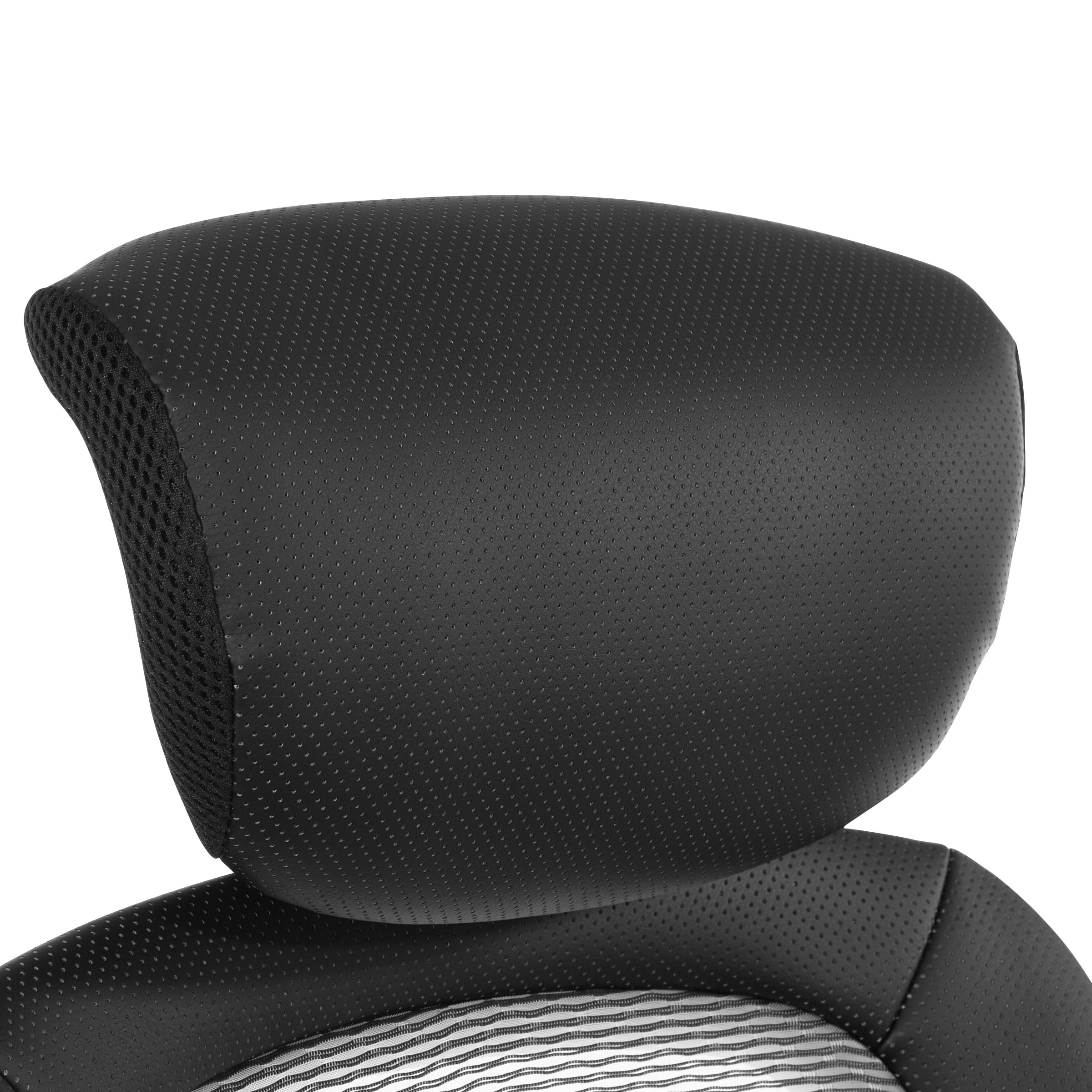 Bonded Leather Headrest - Black