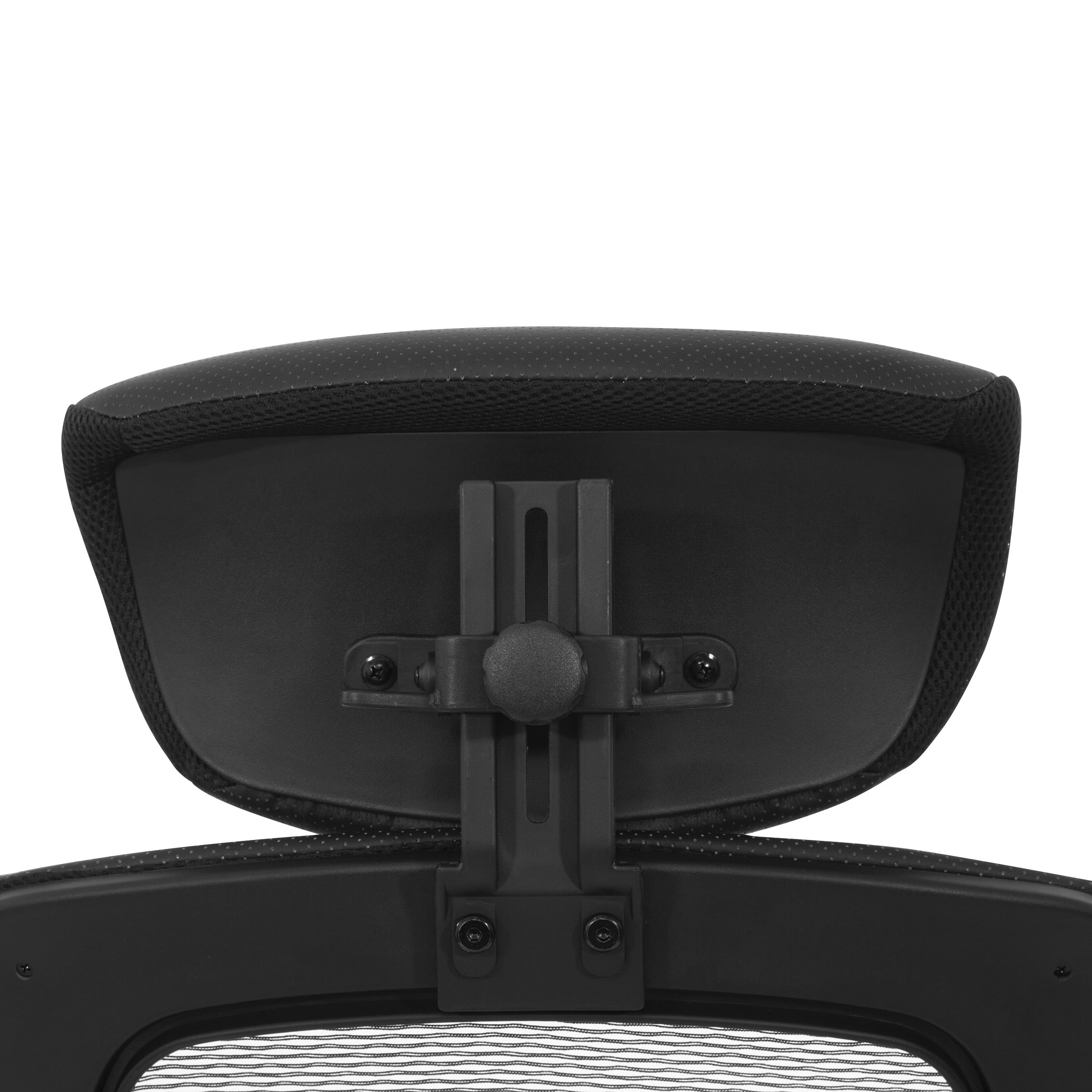 Bonded Leather Headrest - Black
