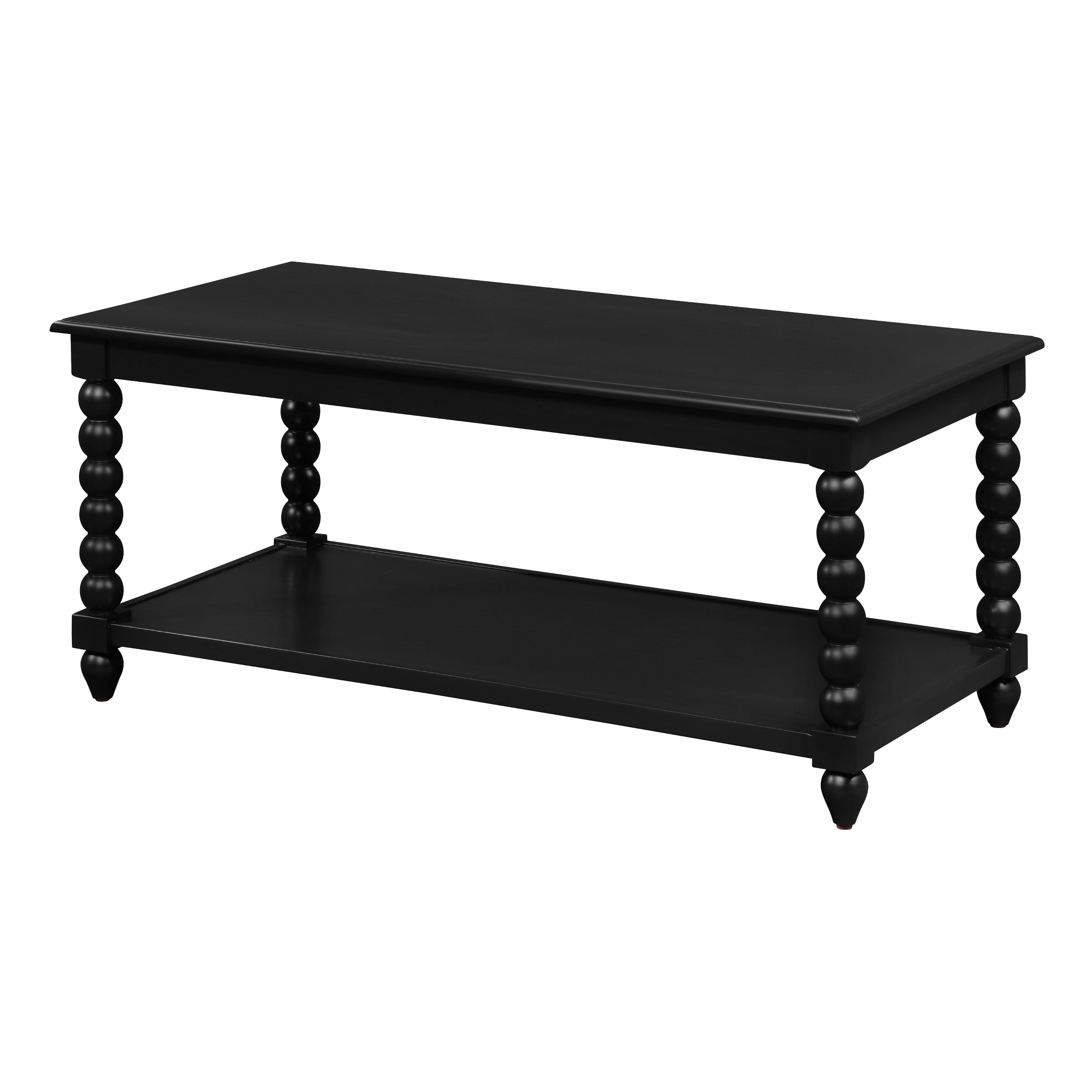 Elise Coffee Table in Black Finish - Black