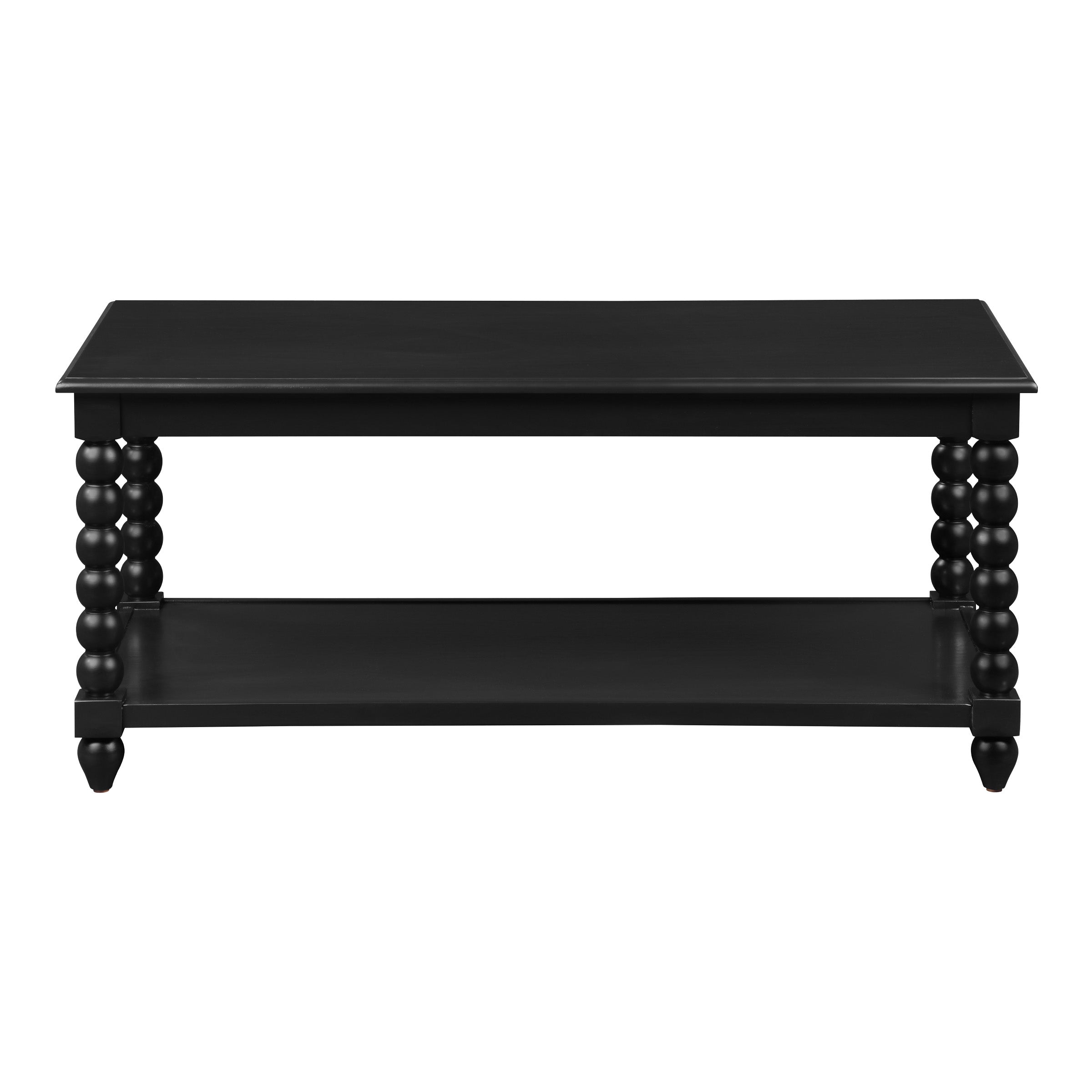 Elise Coffee Table in Black Finish - Black