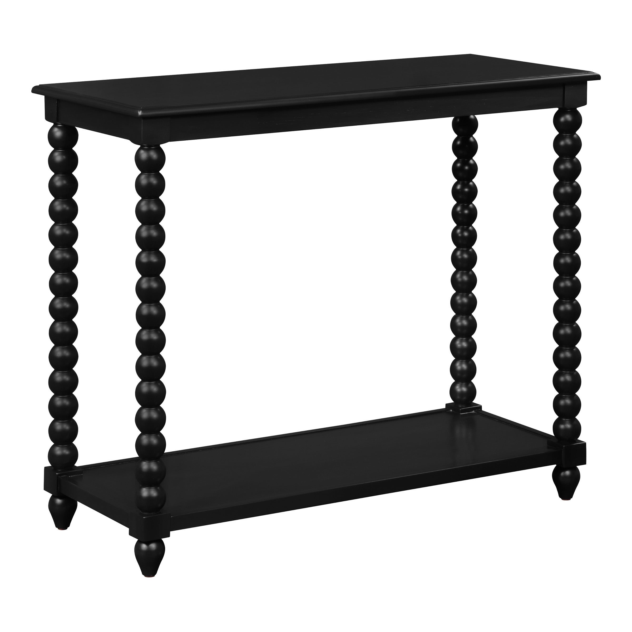 Elise Foyer Table in Black Finish - Black