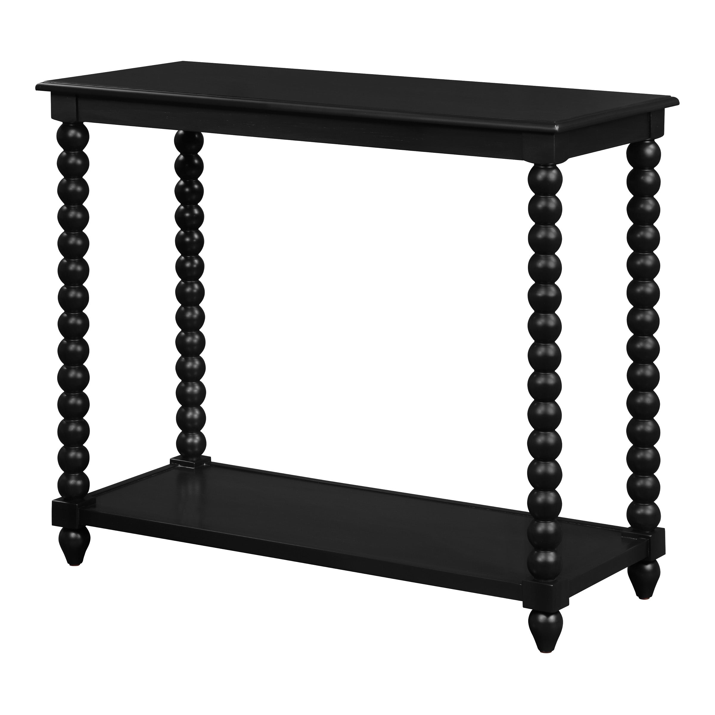 Elise Foyer Table in Black Finish - Black