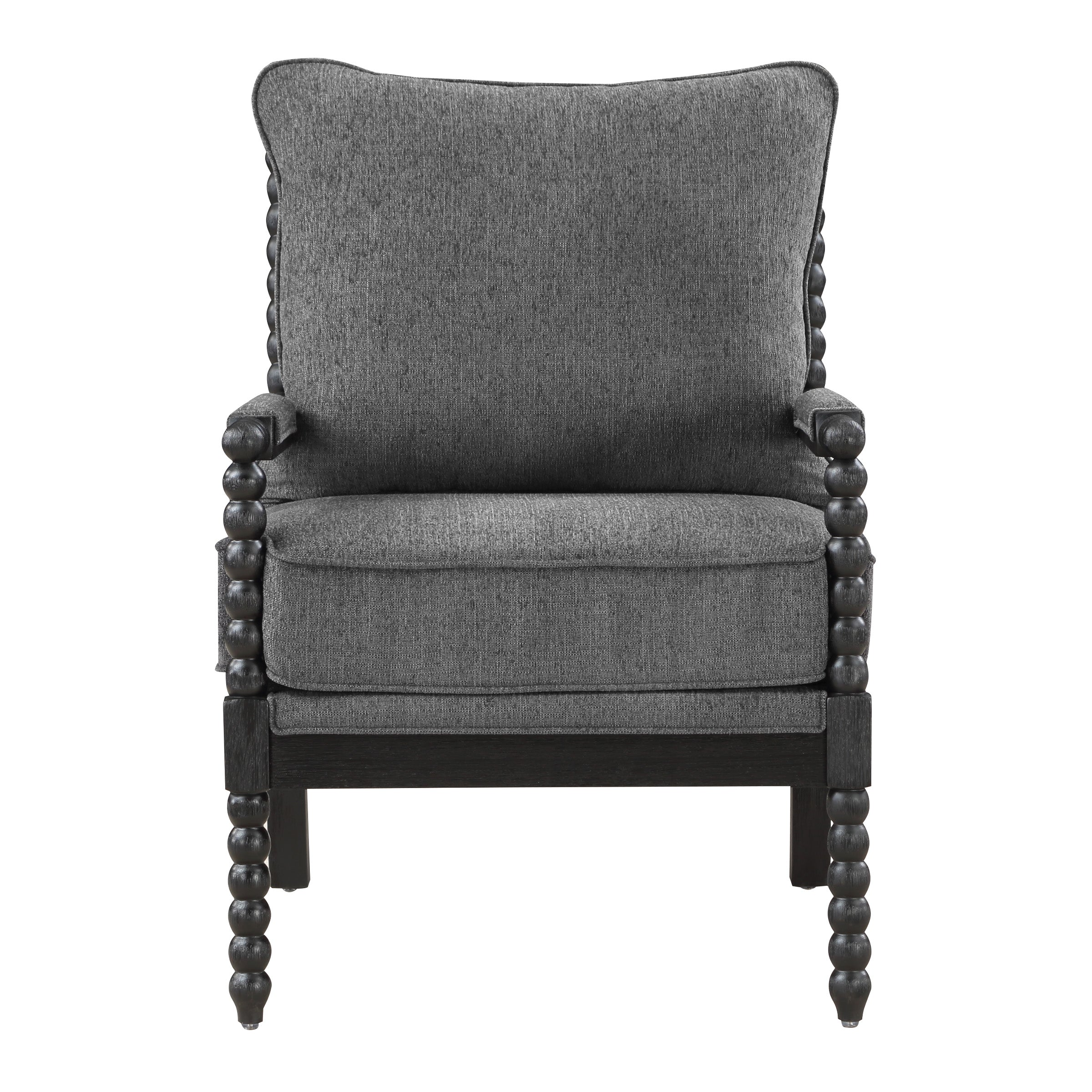 Eliza Spindle Chair - Charcoal