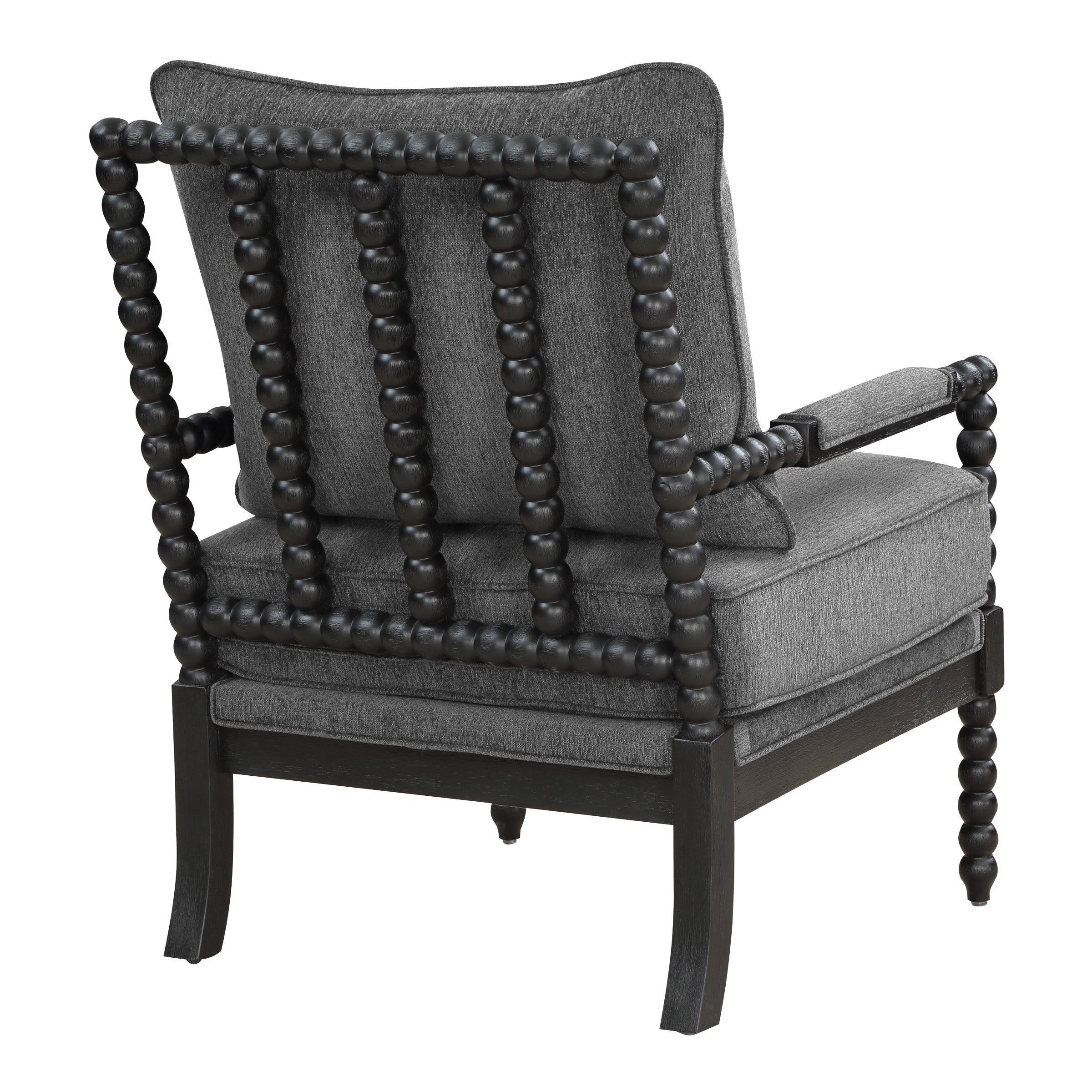 Eliza Spindle Chair - Charcoal