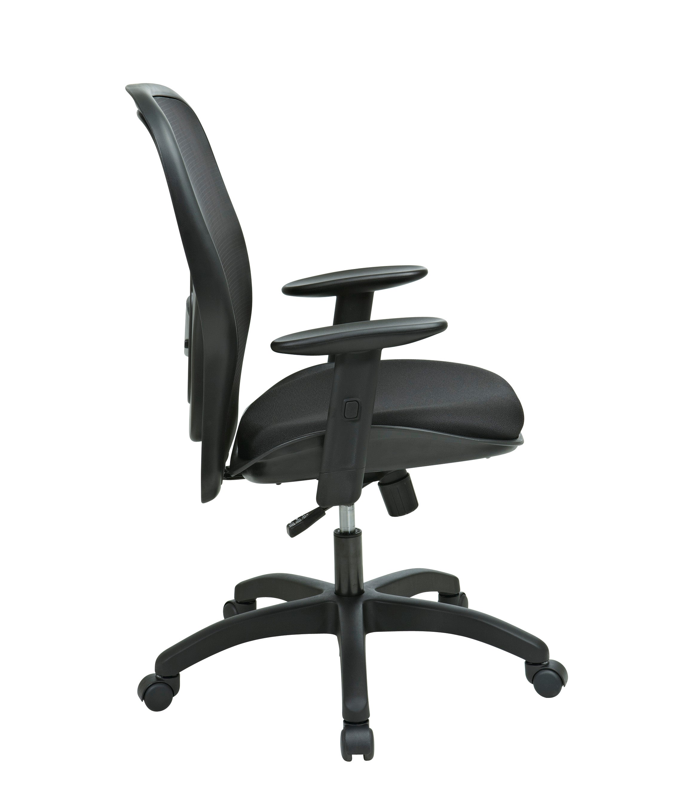 Deluxe Screen Back Mesh Seat Chair - Black