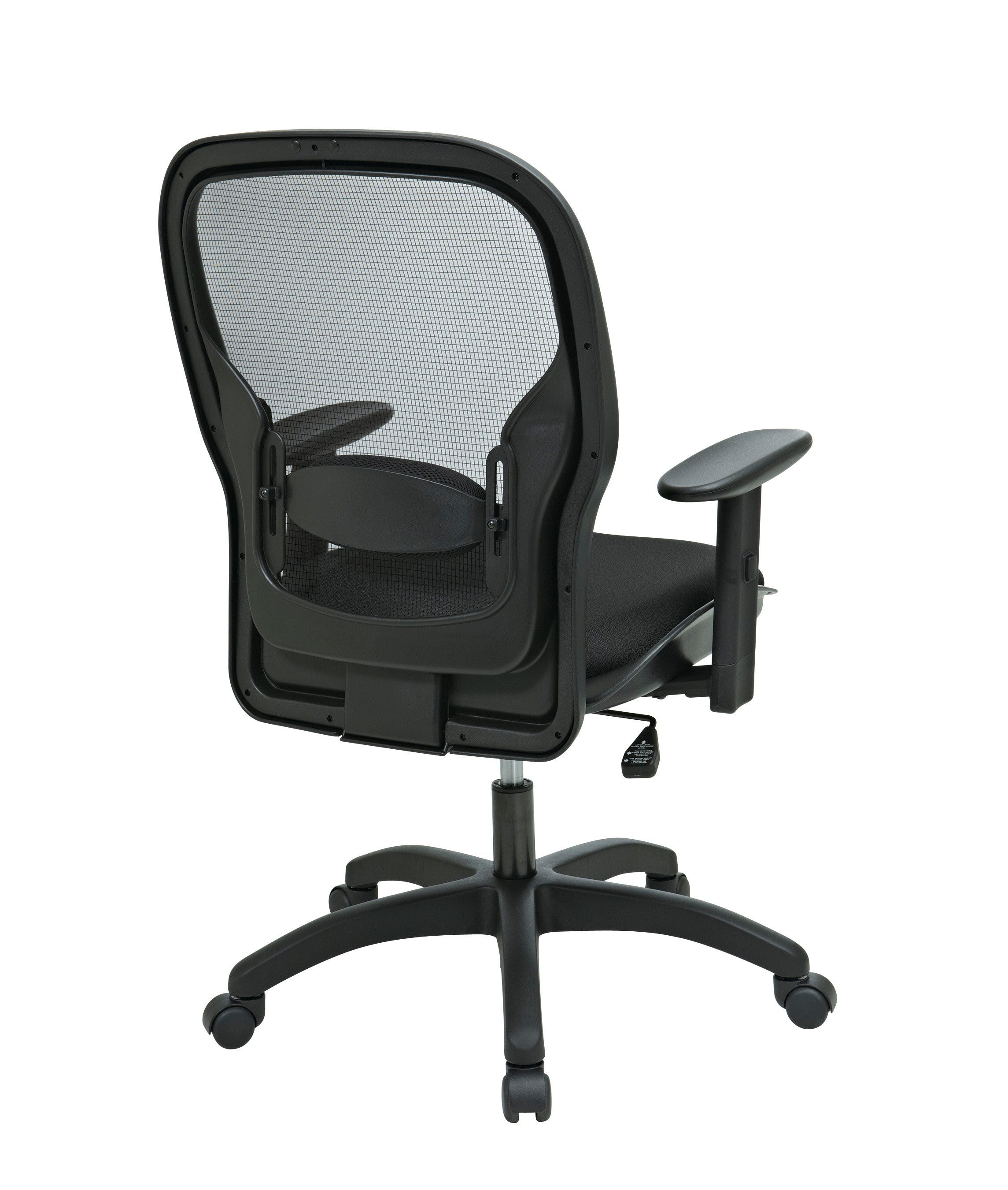 Deluxe Screen Back Mesh Seat Chair - Black
