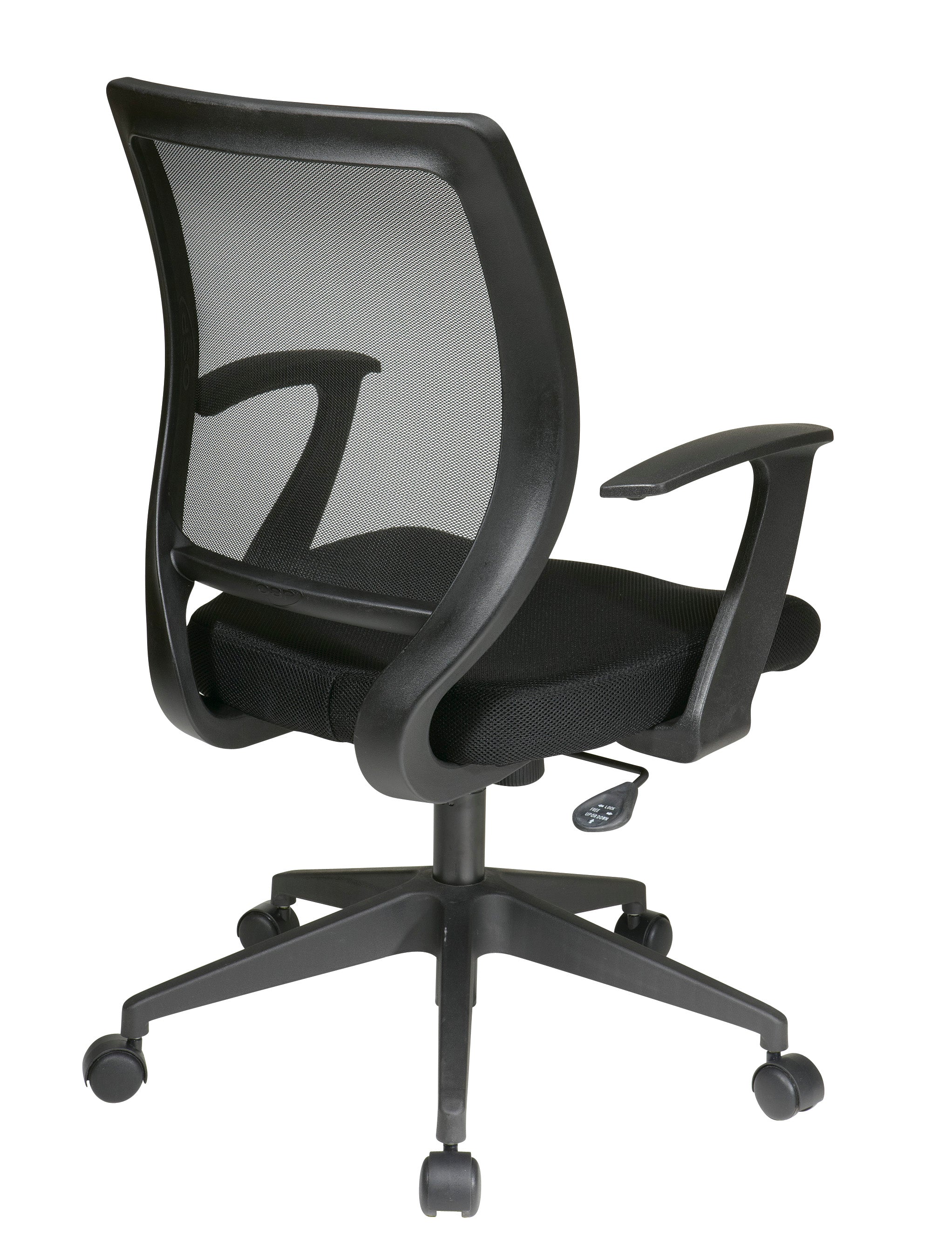 Screen Back Task Chair  - Black