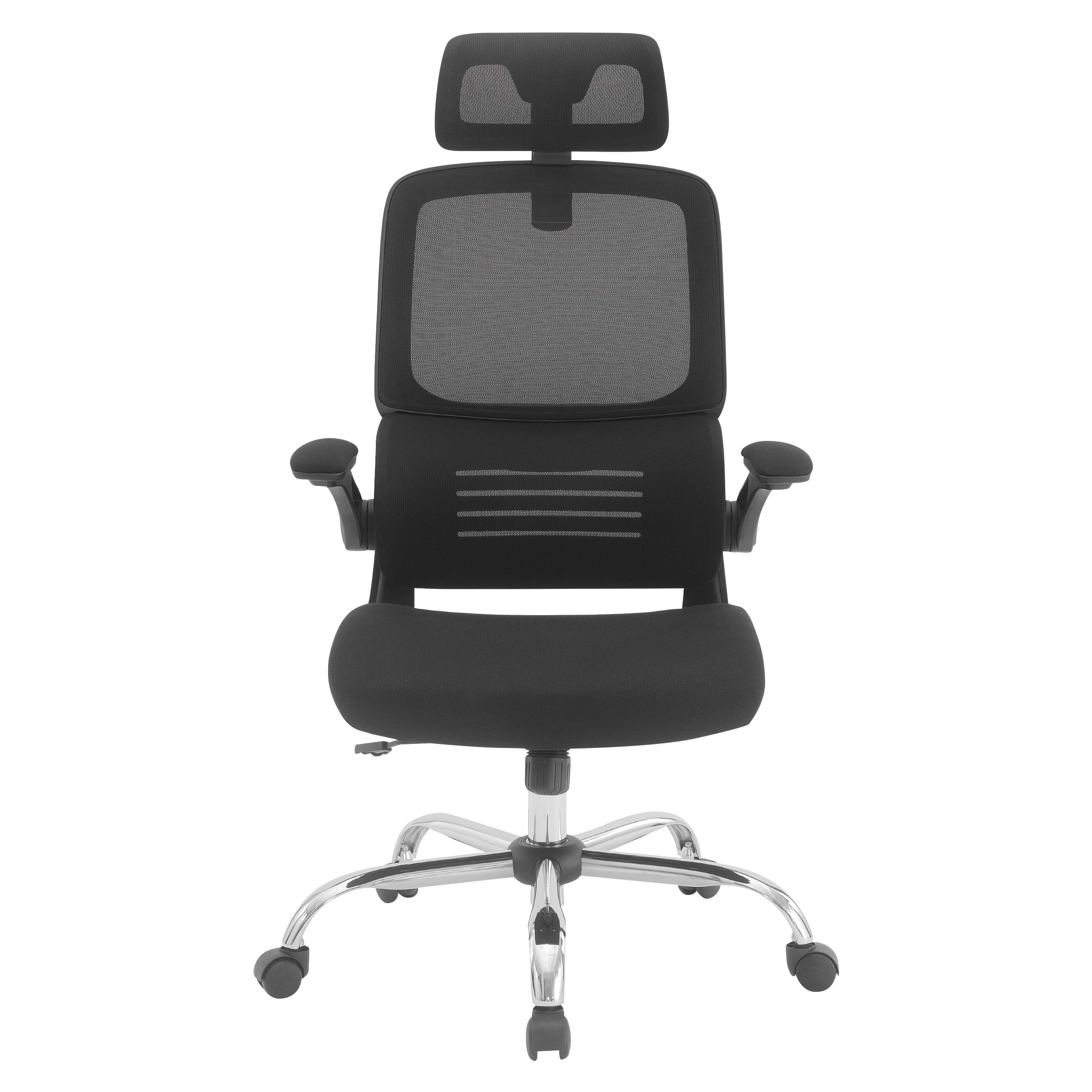 Mesh Back Manager’s Chair with Headrest - Black