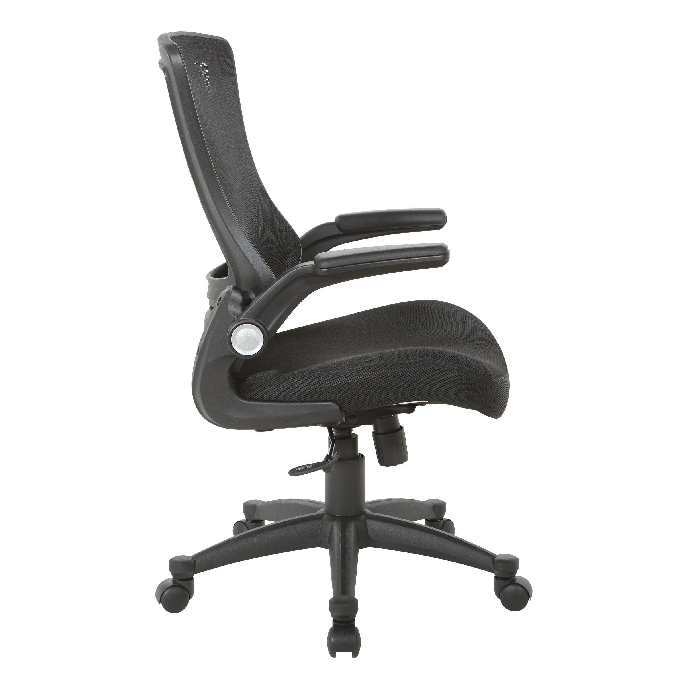 Screen Back Manager's Chair - Black