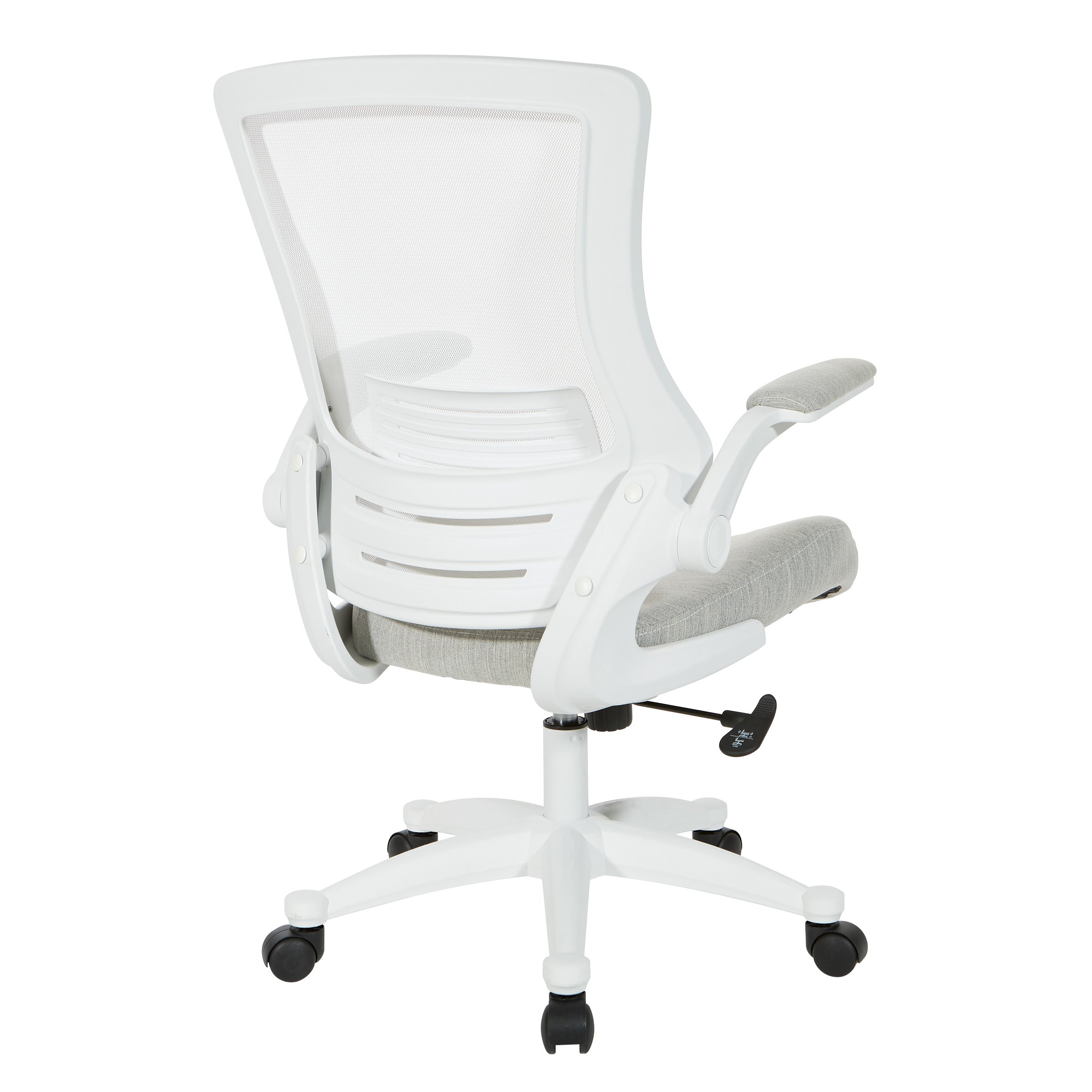 White Screen Back Manager's Chair - Linen Stone