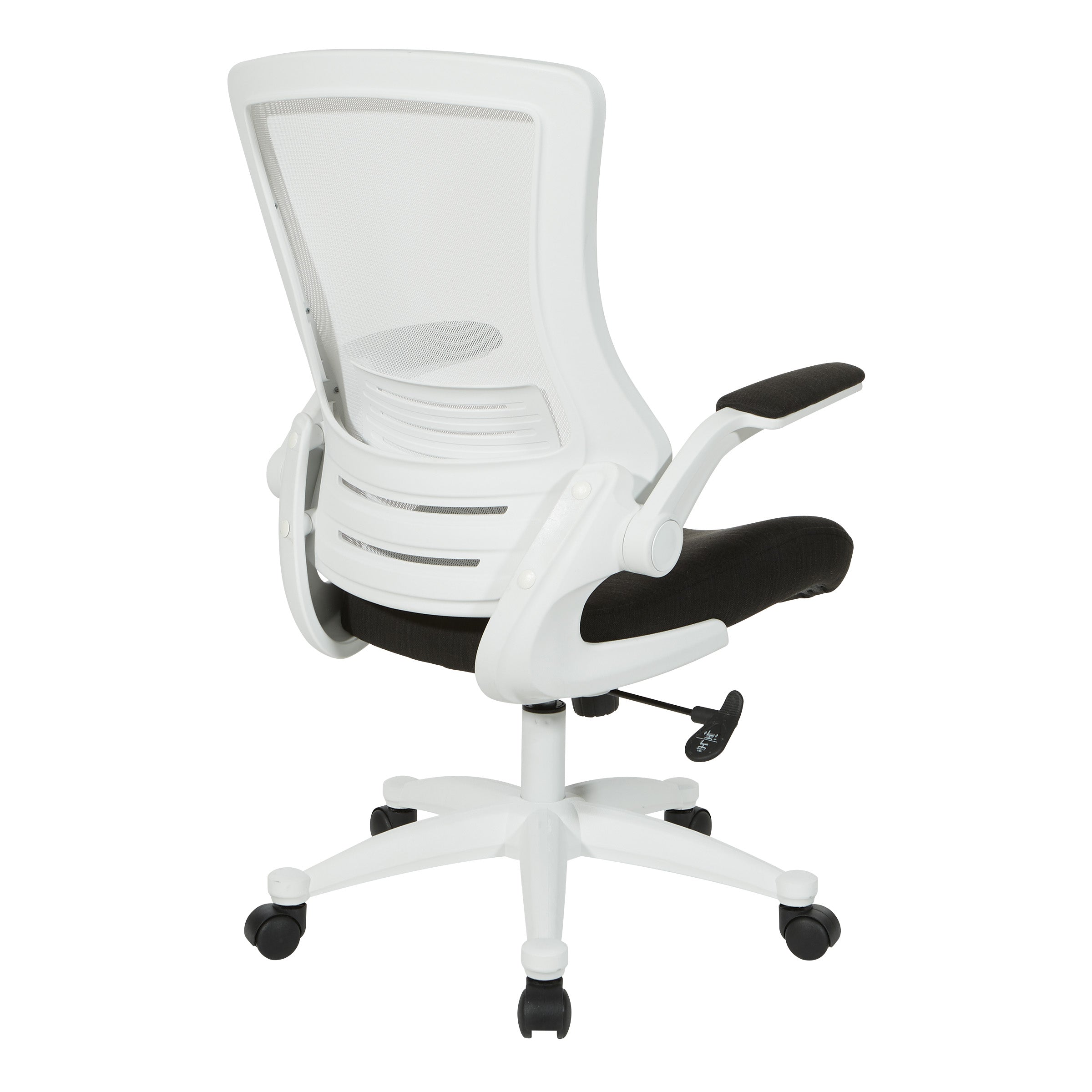 White Screen Back Manager's Chair - Linen Black