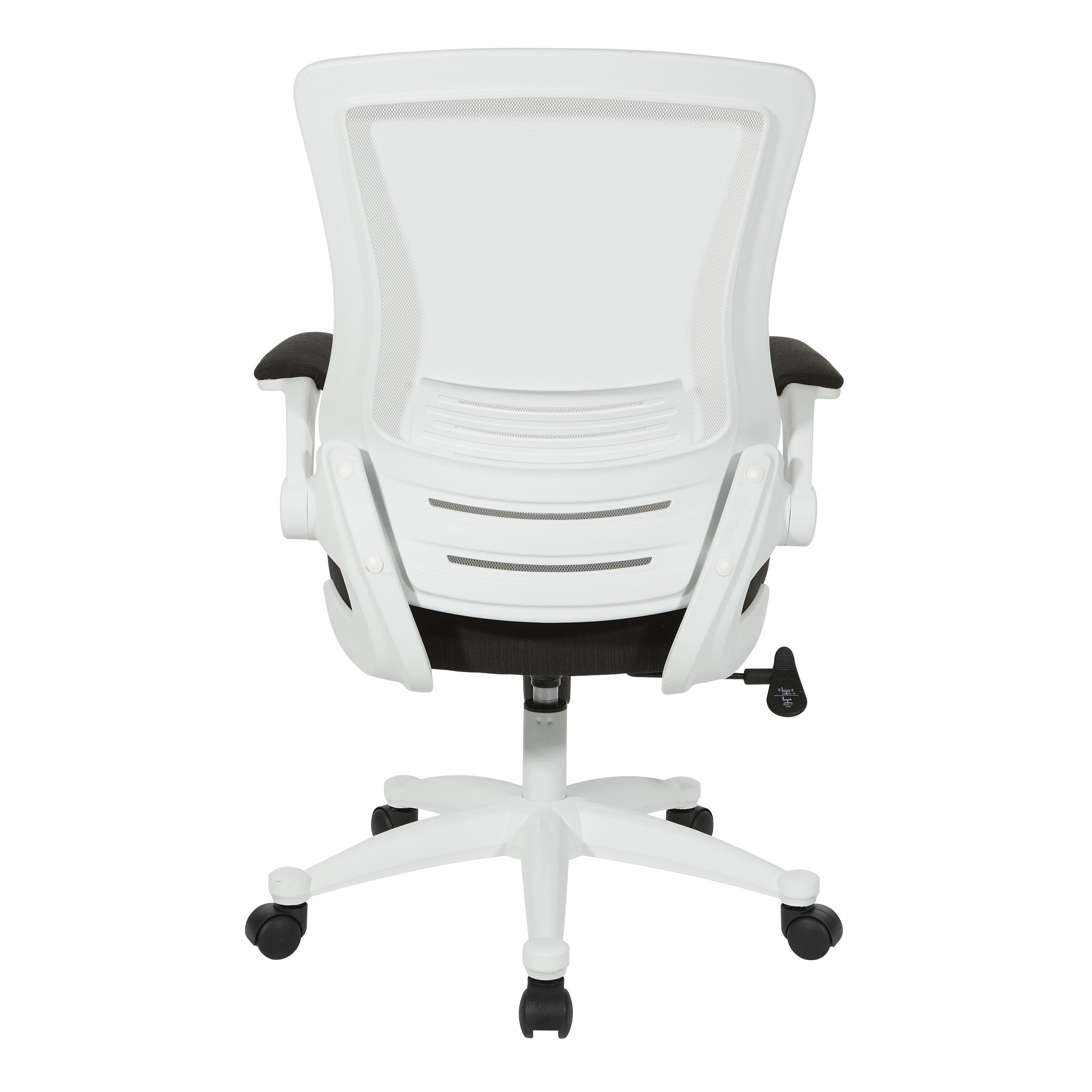 White Screen Back Manager's Chair - Linen Black