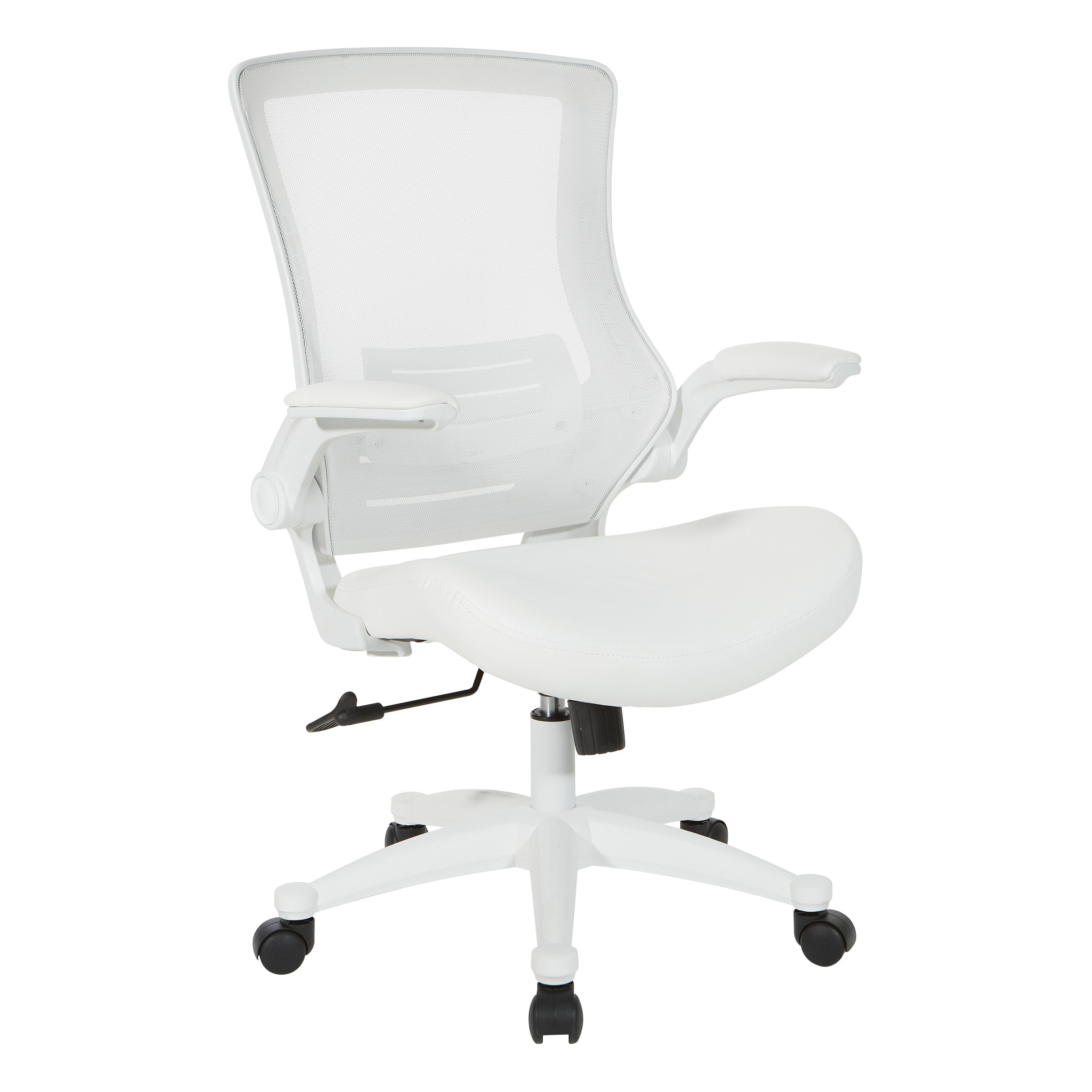 White Screen Back Manager's Chair - White