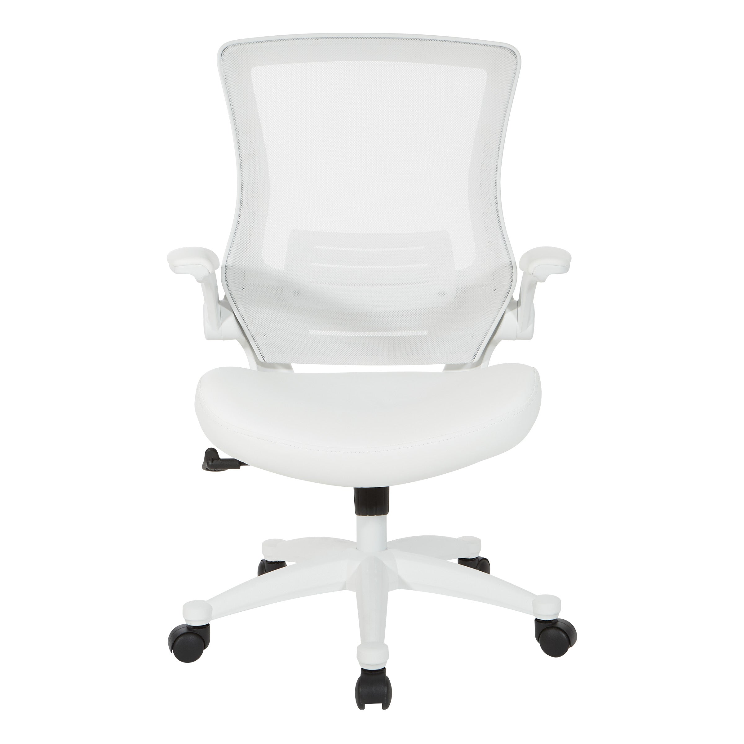 White Screen Back Manager's Chair - White