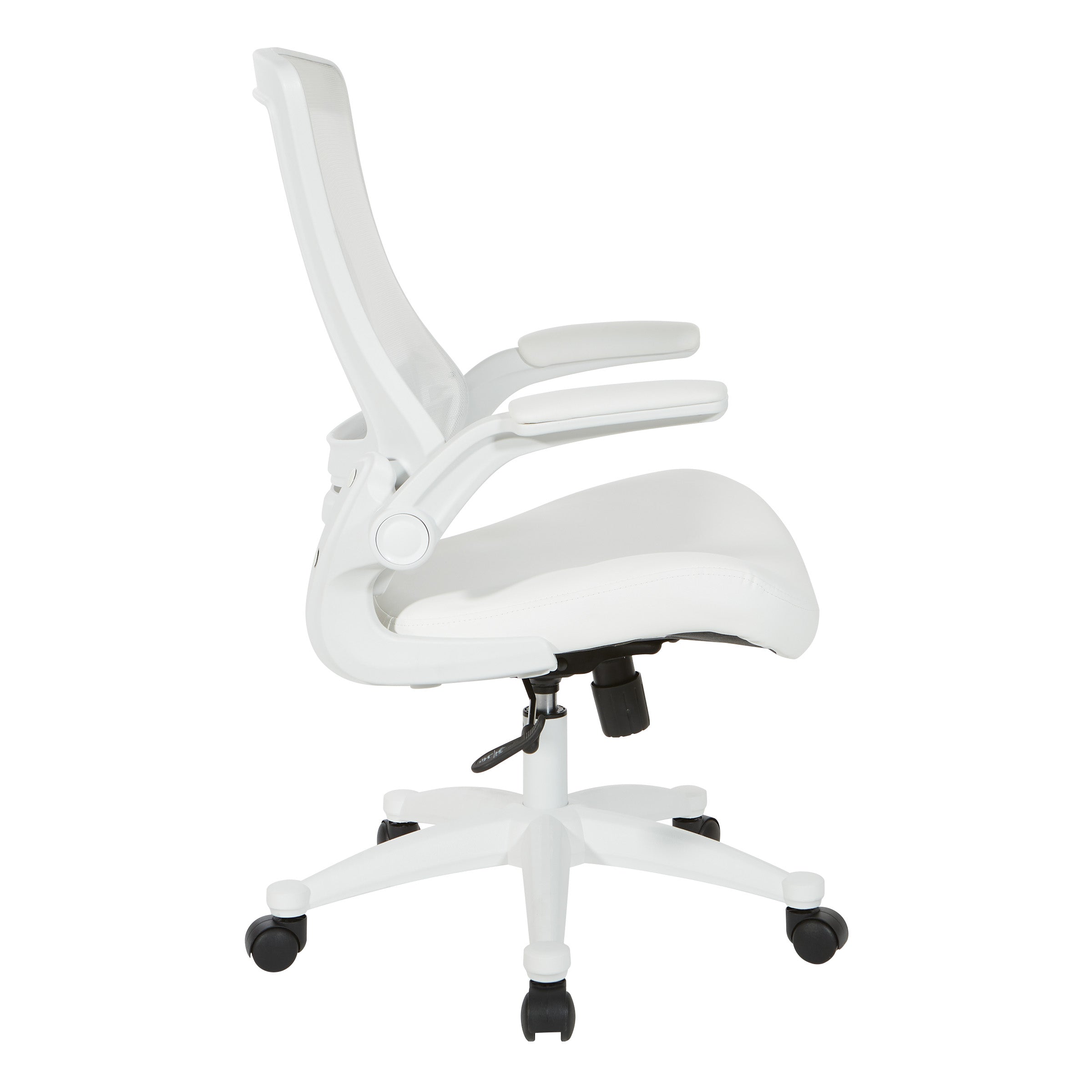 White Screen Back Manager's Chair - White