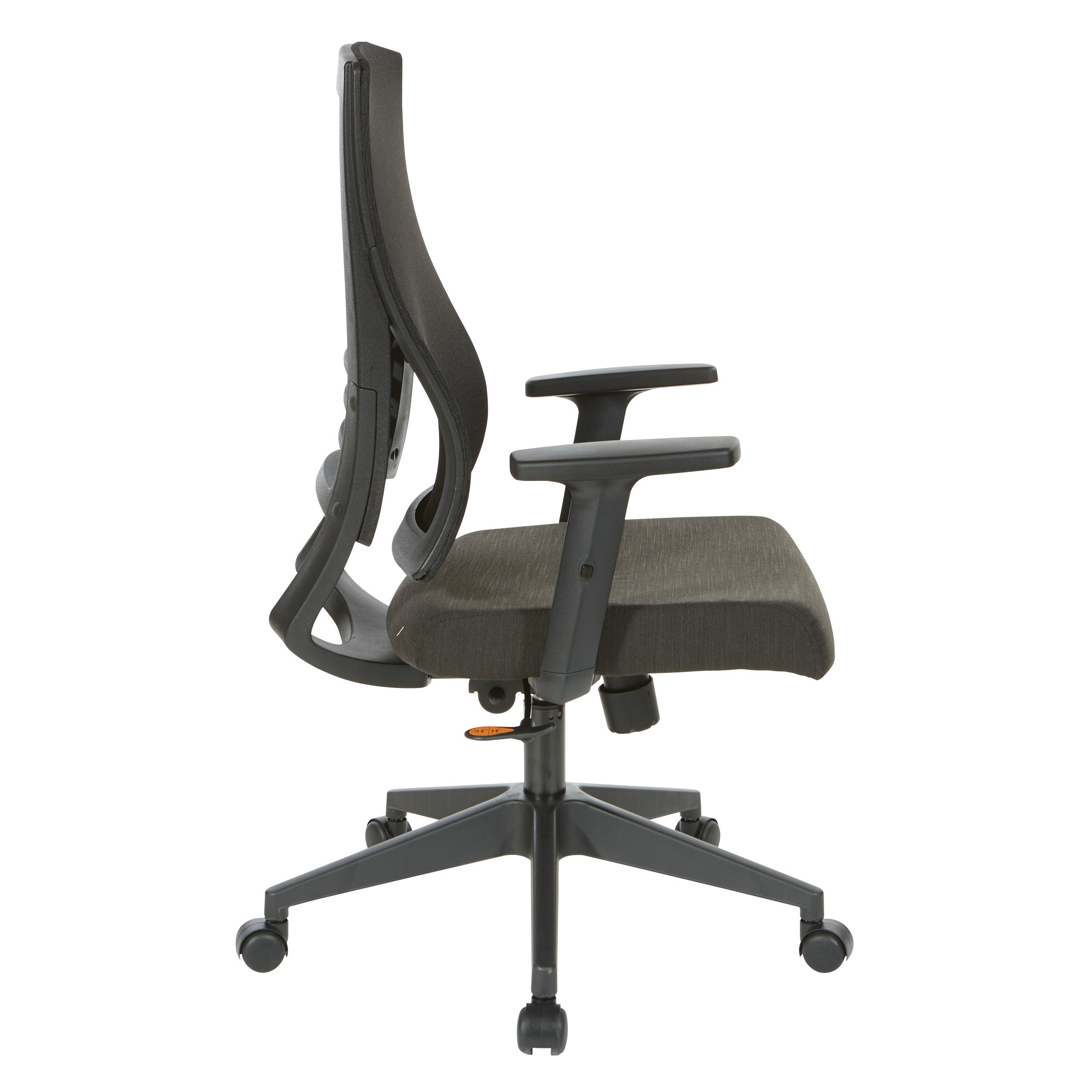 Vertical Mesh Back Chair - Black