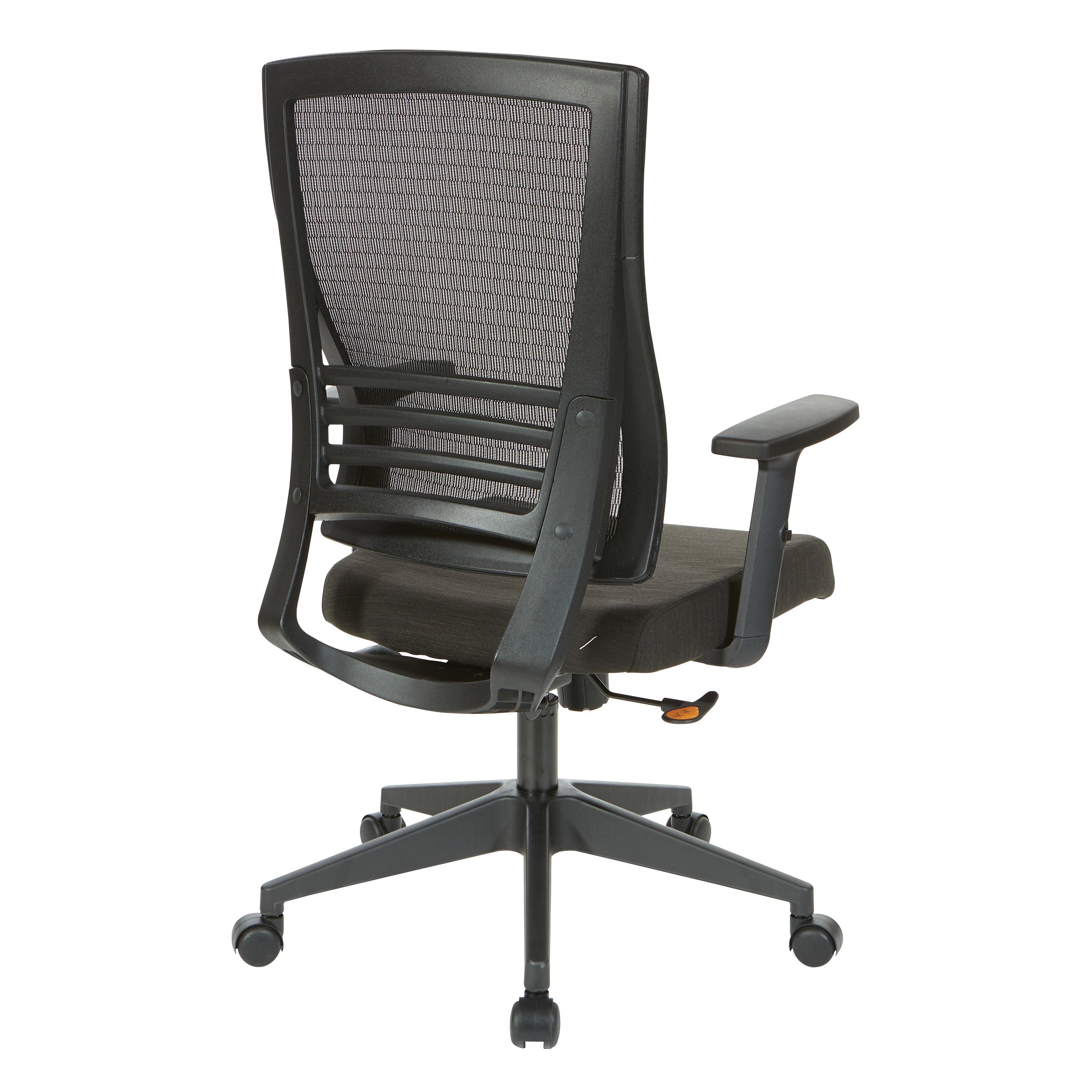 Vertical Mesh Back Chair - Black