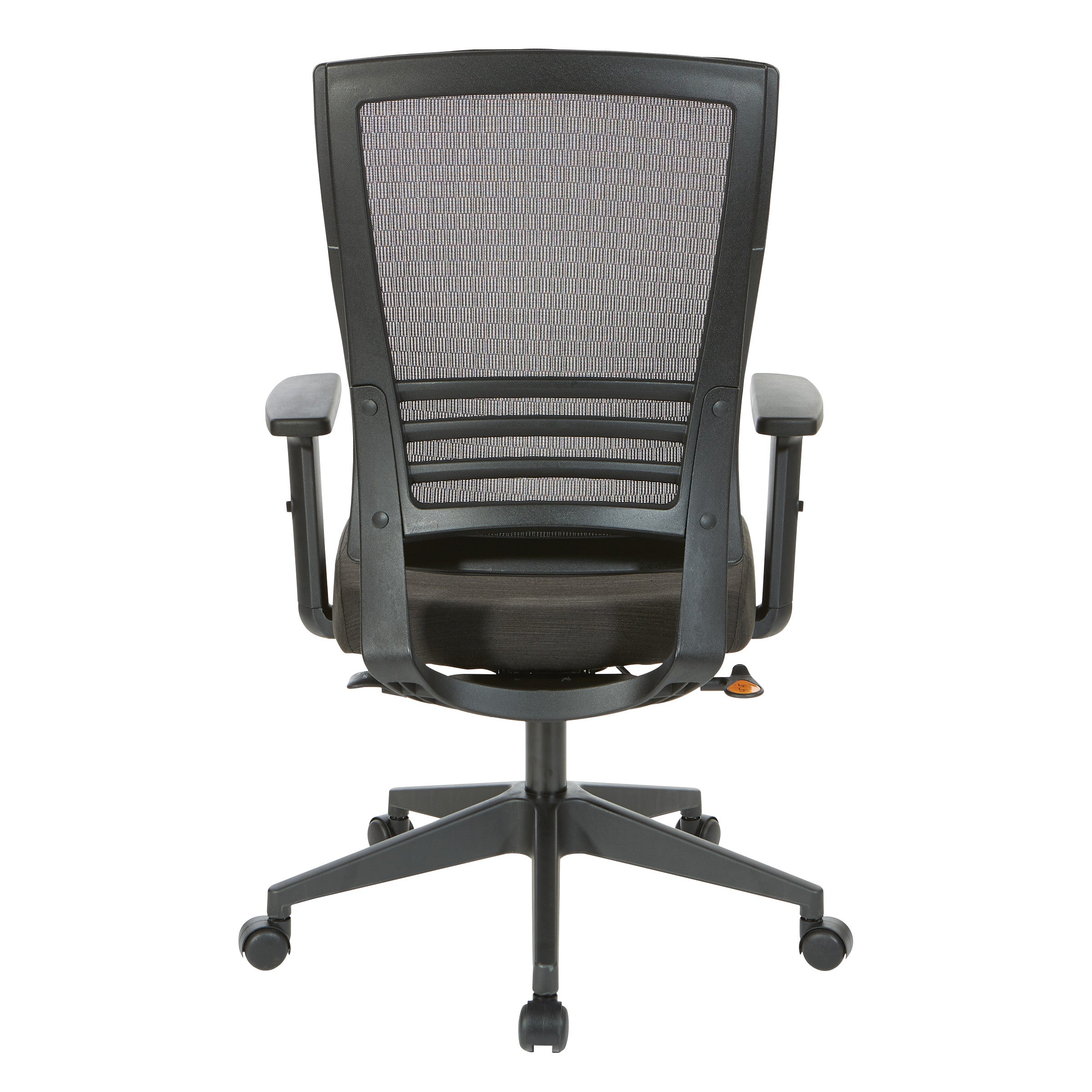 Vertical Mesh Back Chair - Black