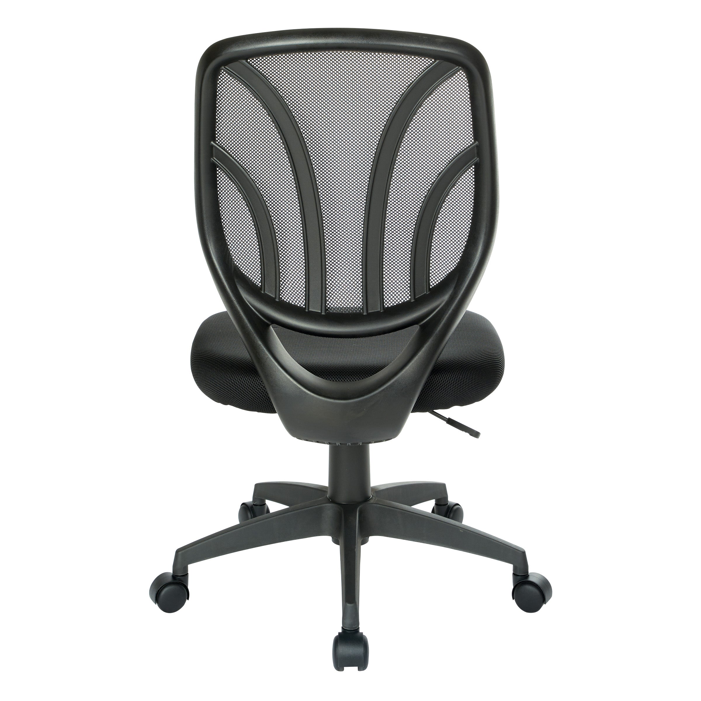 Screen Back Armless Task Chair - Black