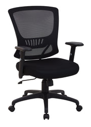 Mesh Back and Seat Locking Tilt Task Chair - Black