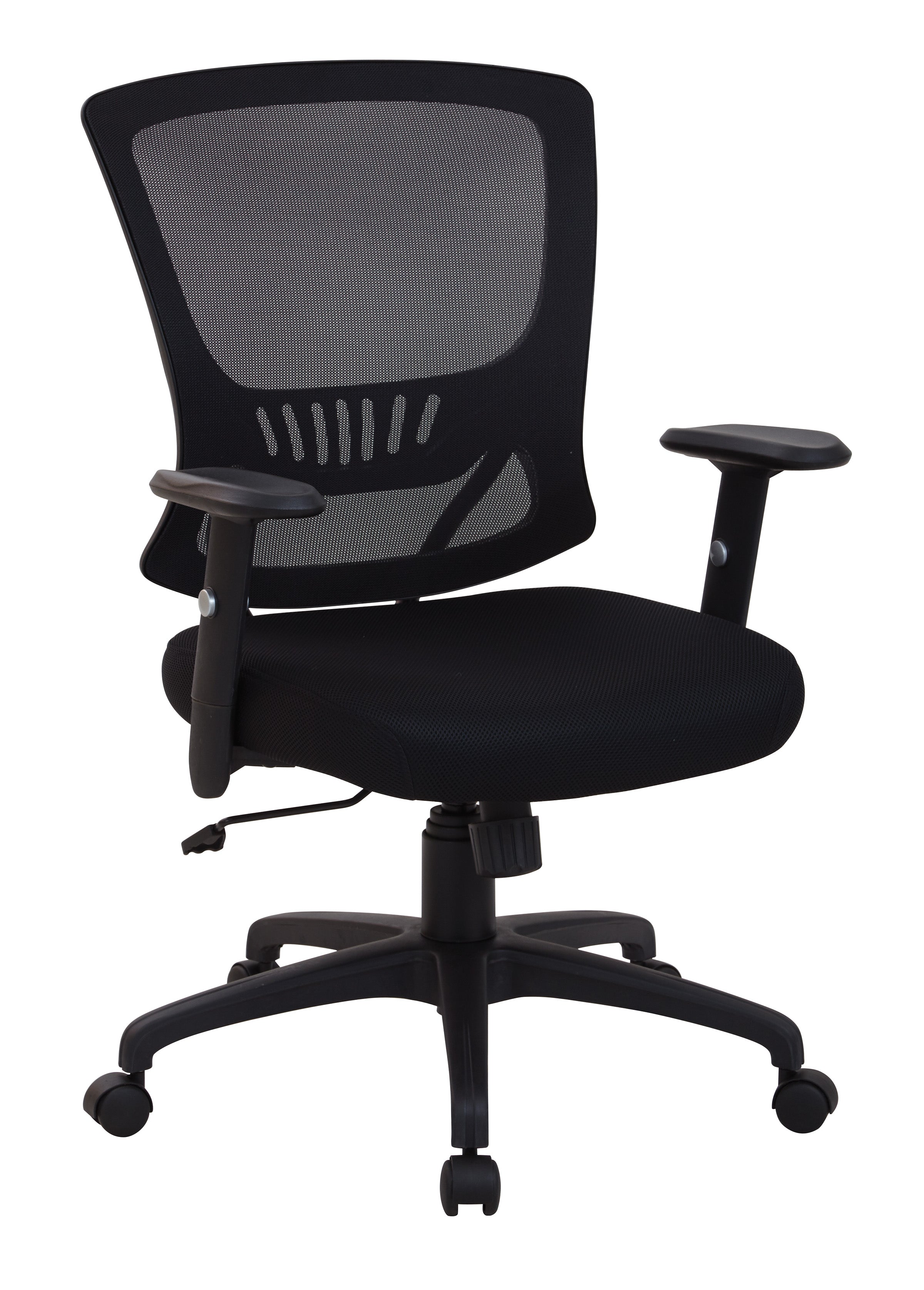 Mesh Back and Seat Locking Tilt Task Chair - Black