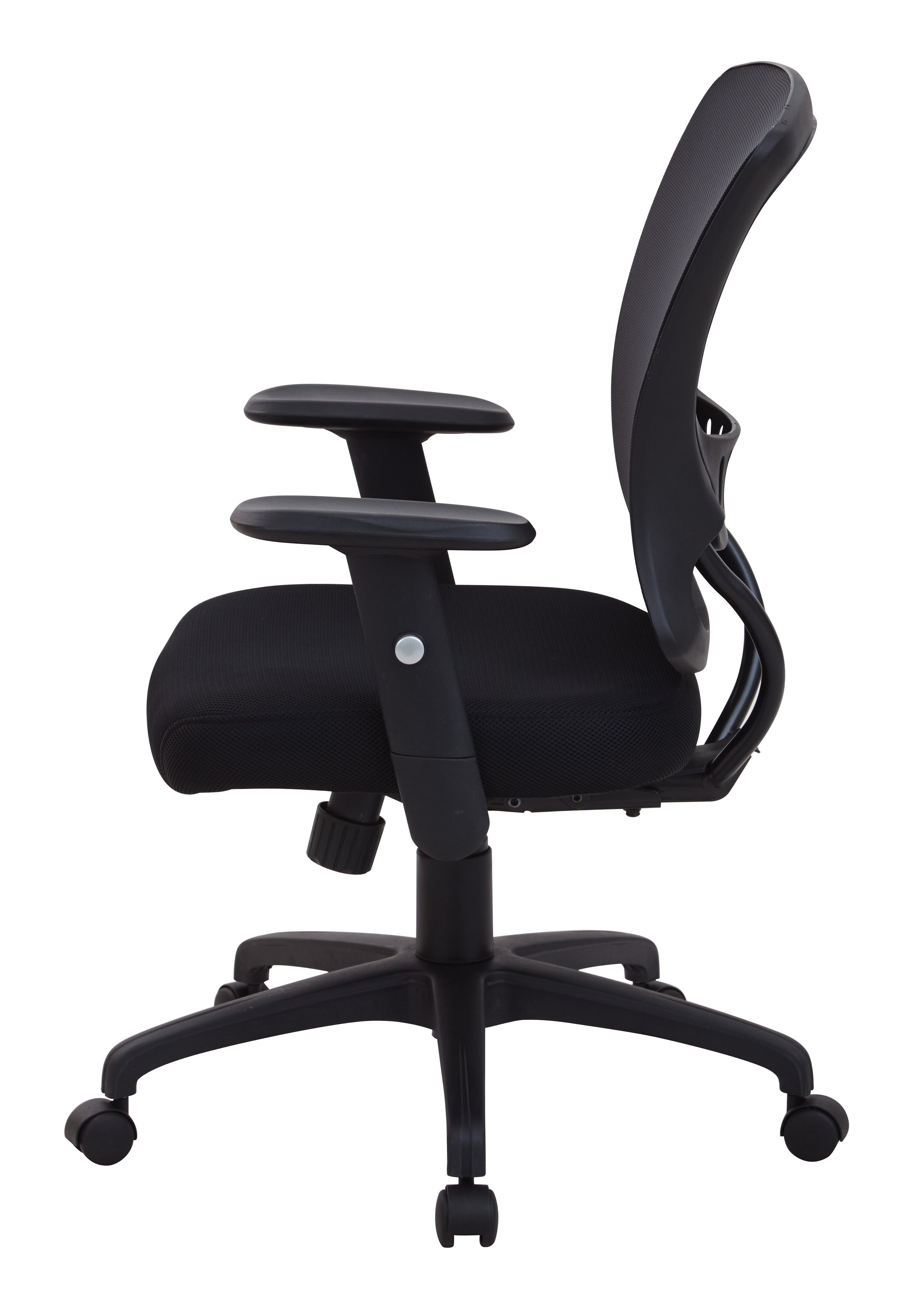 Mesh Back and Seat Locking Tilt Task Chair - Black