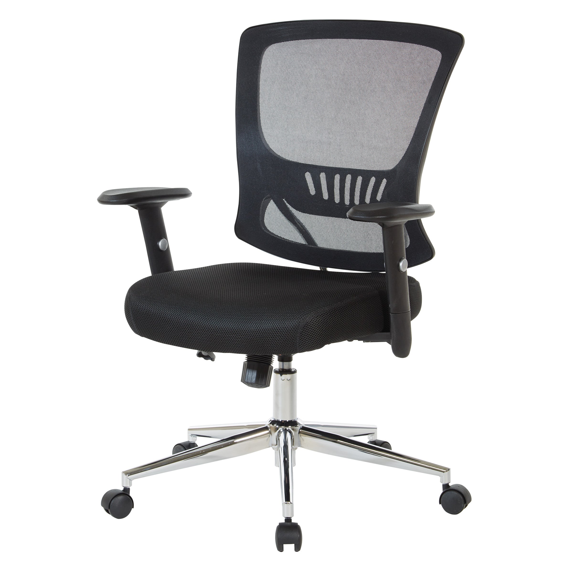 Mesh Back and Seat Task Chair - Black