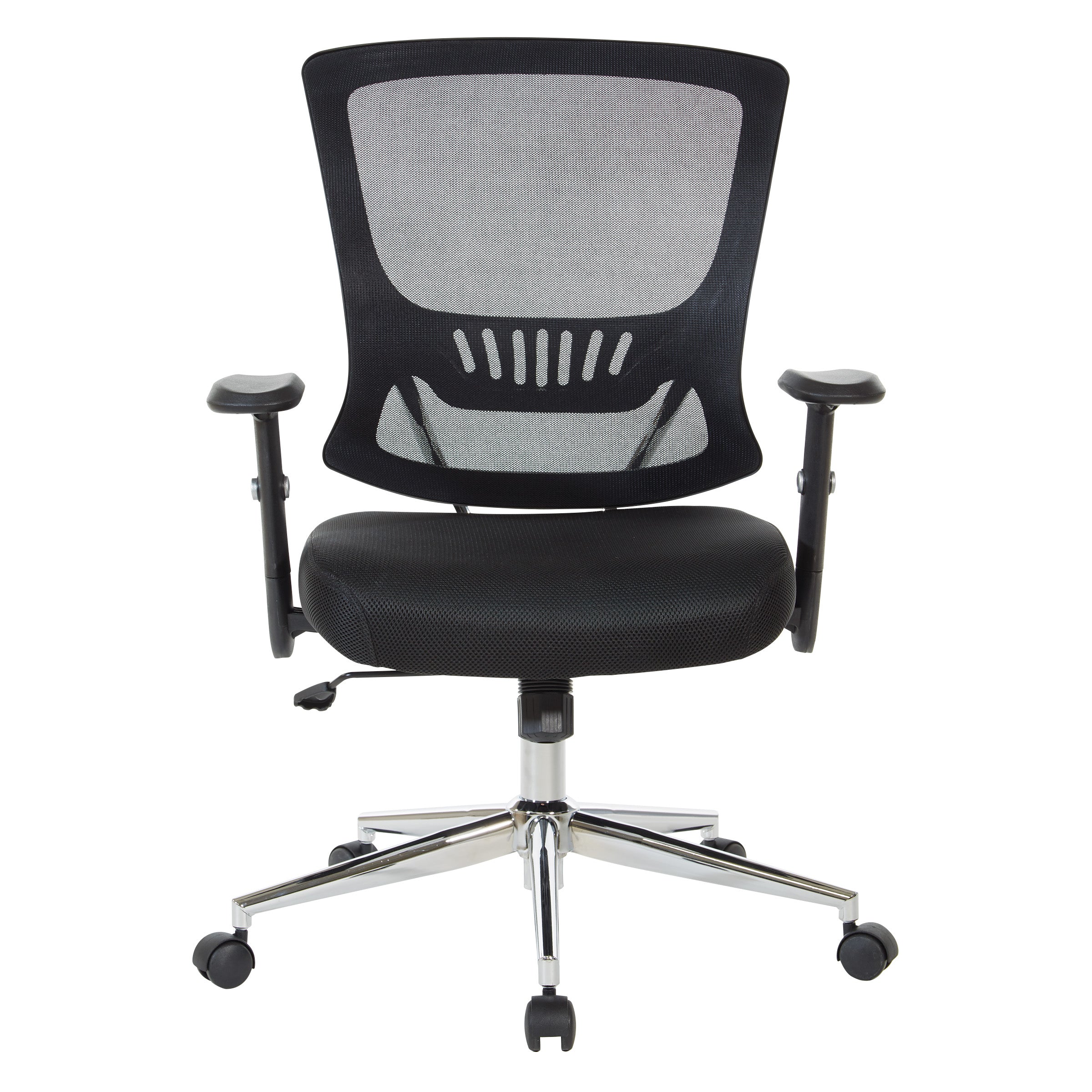Mesh Back and Seat Task Chair - Black