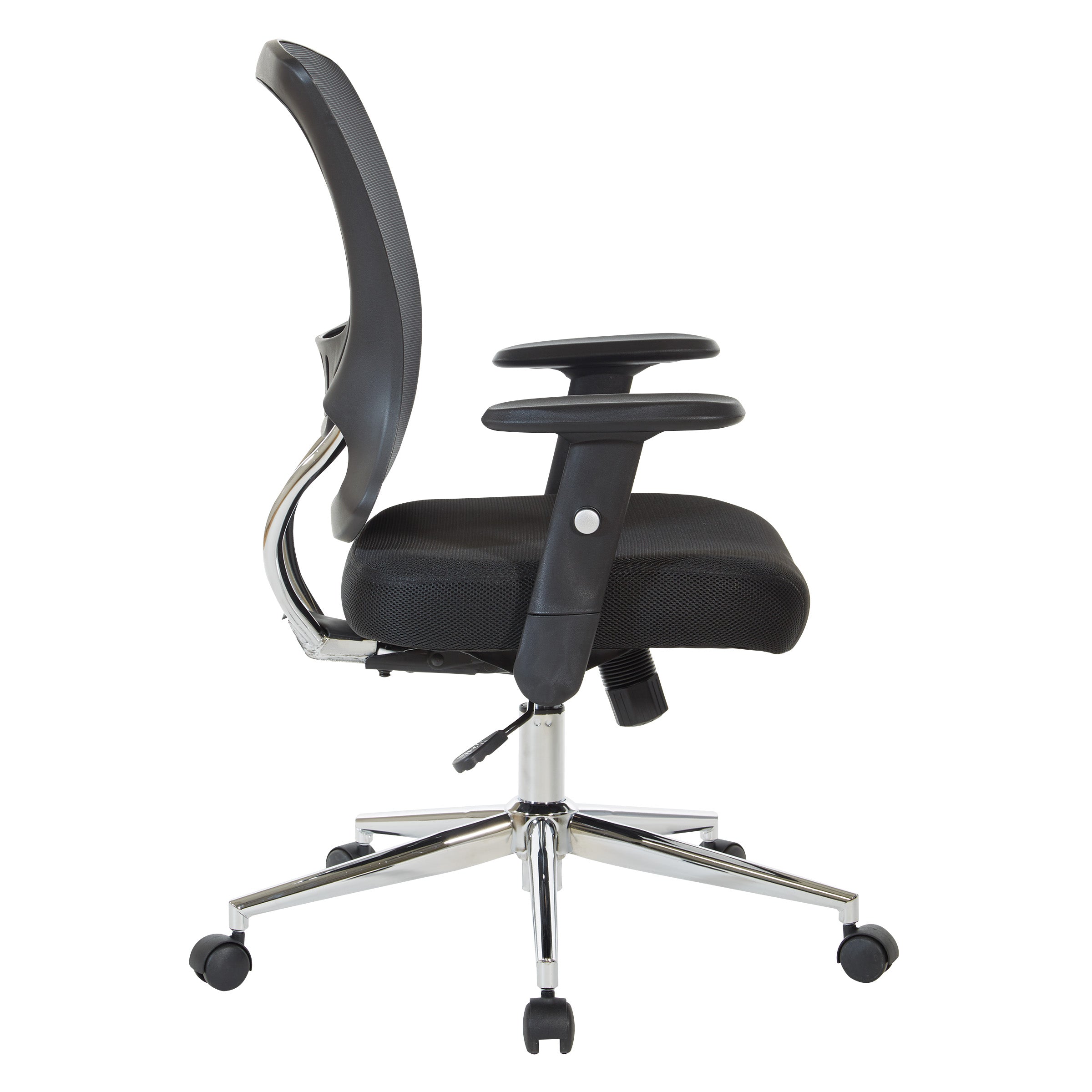 Mesh Back and Seat Task Chair - Black
