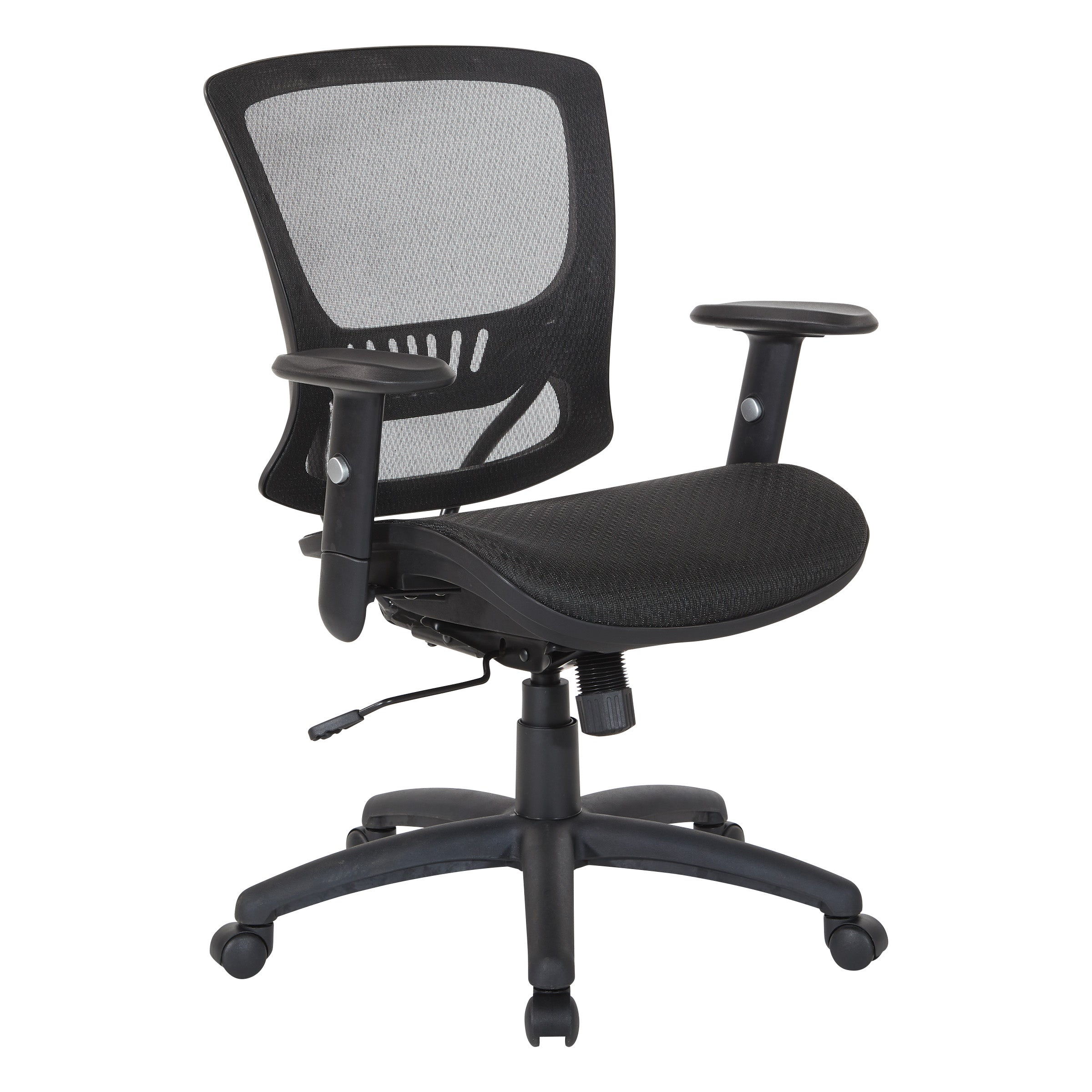 Mesh Screen Seat and Back Chair - Black