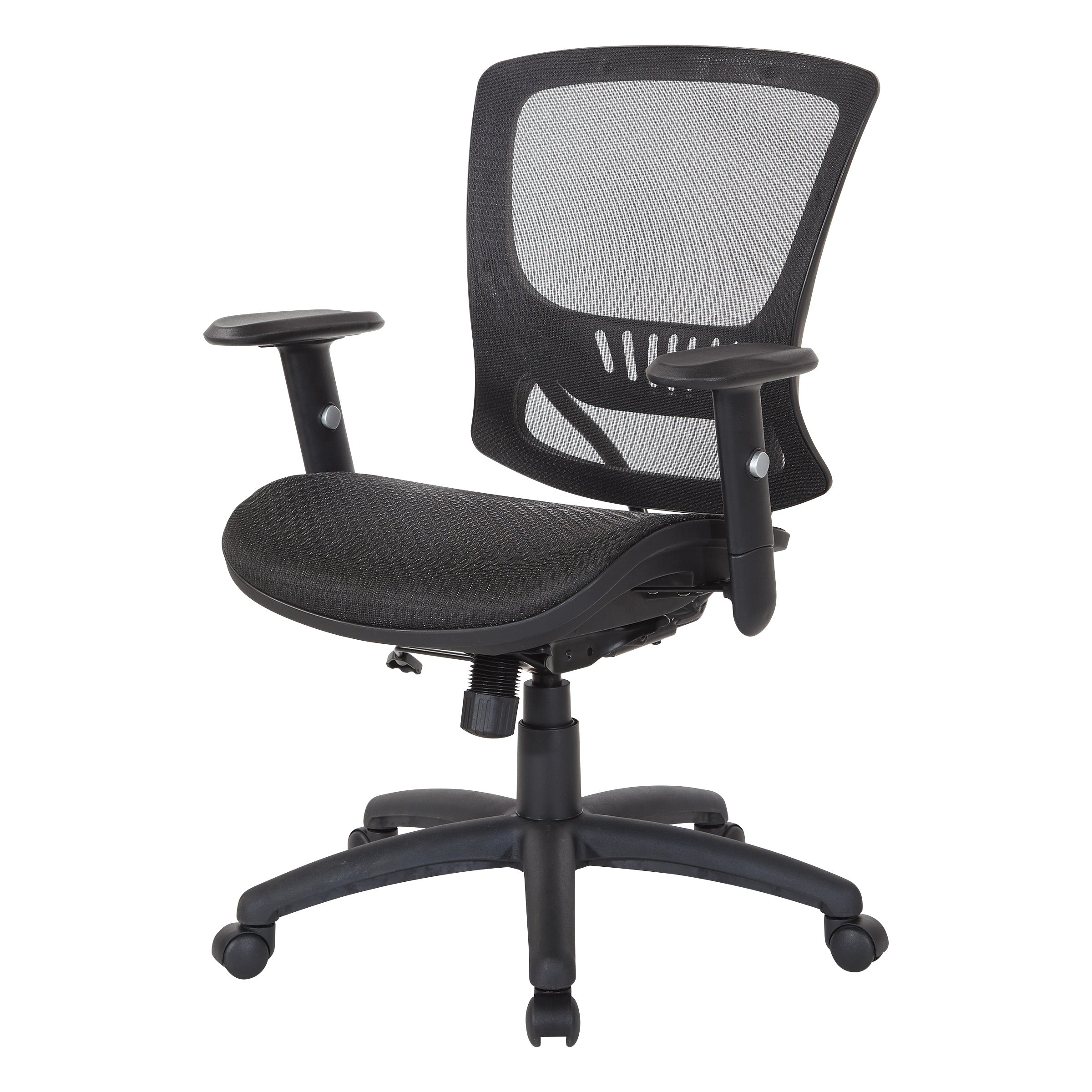 Mesh Screen Seat and Back Chair - Black