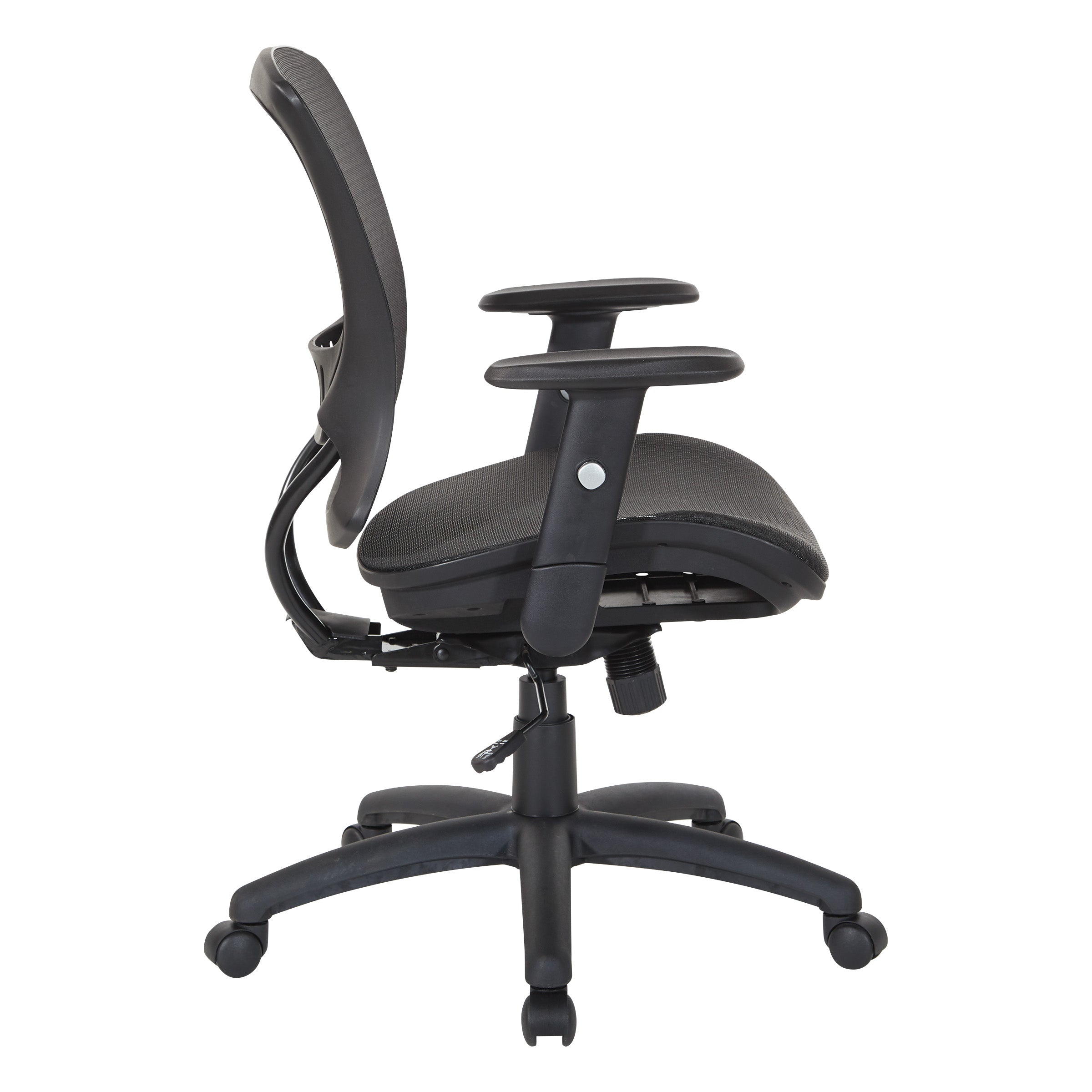 Mesh Screen Seat and Back Chair - Black
