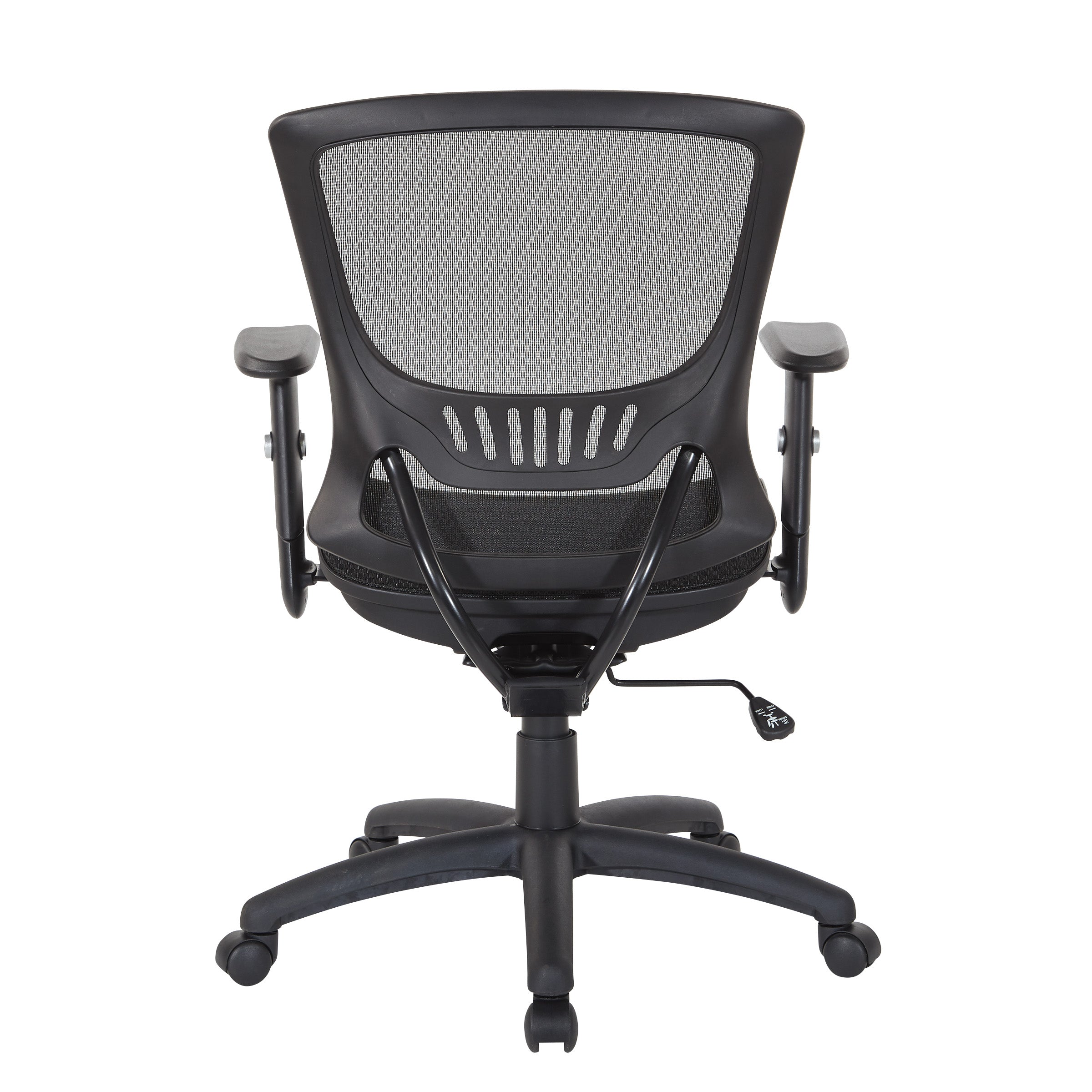 Mesh Screen Seat and Back Chair - Black