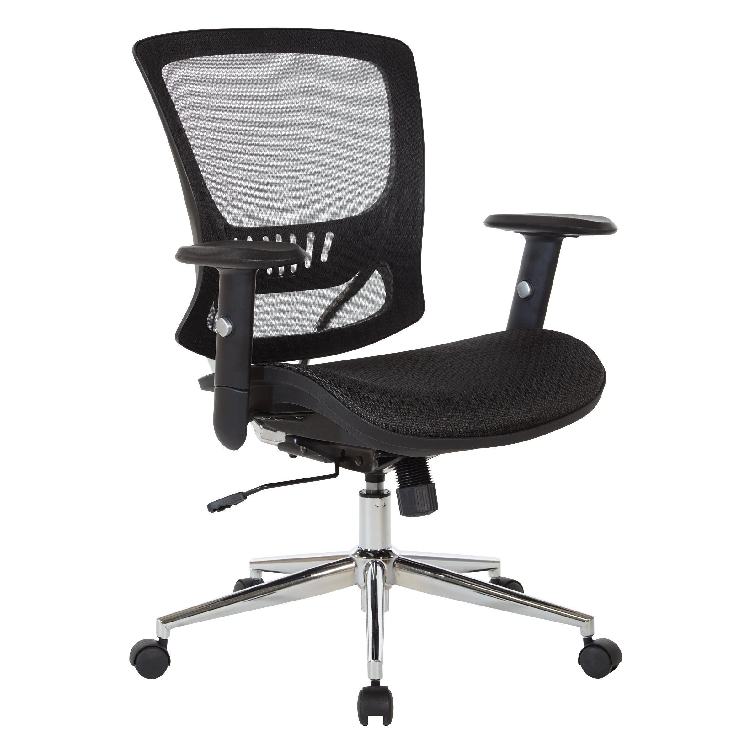 Mesh Screen Seat and Back Chair - Black