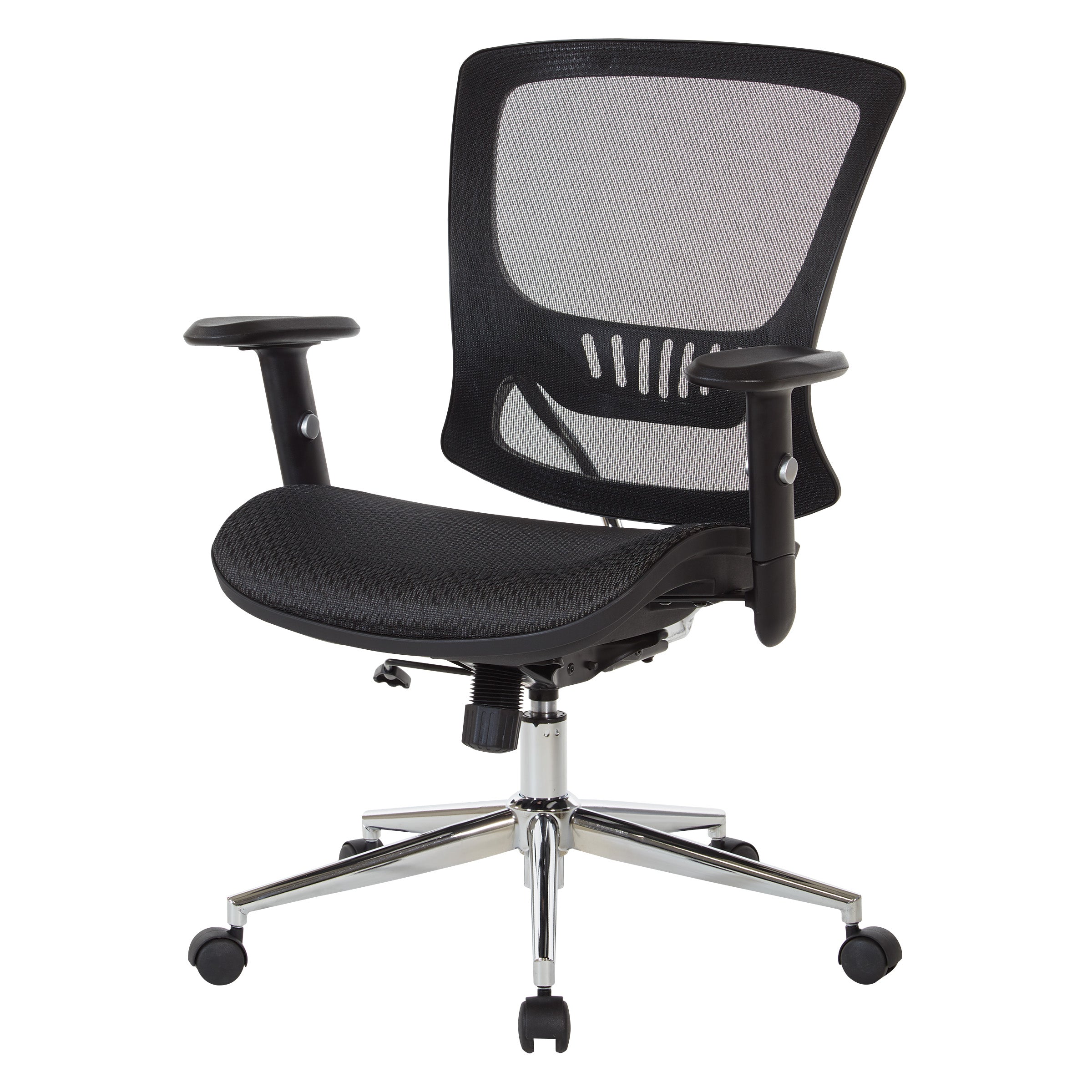 Mesh Screen Seat and Back Chair - Black