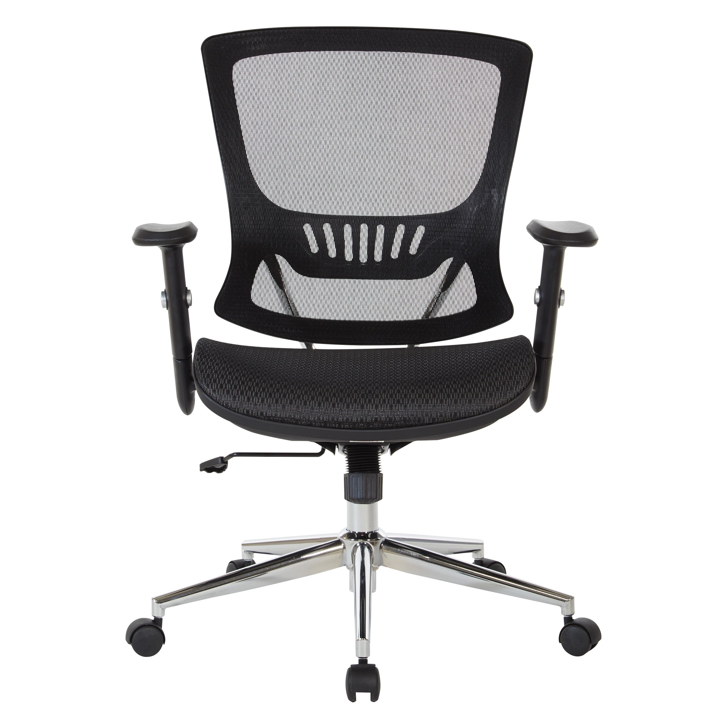 Mesh Screen Seat and Back Chair - Black