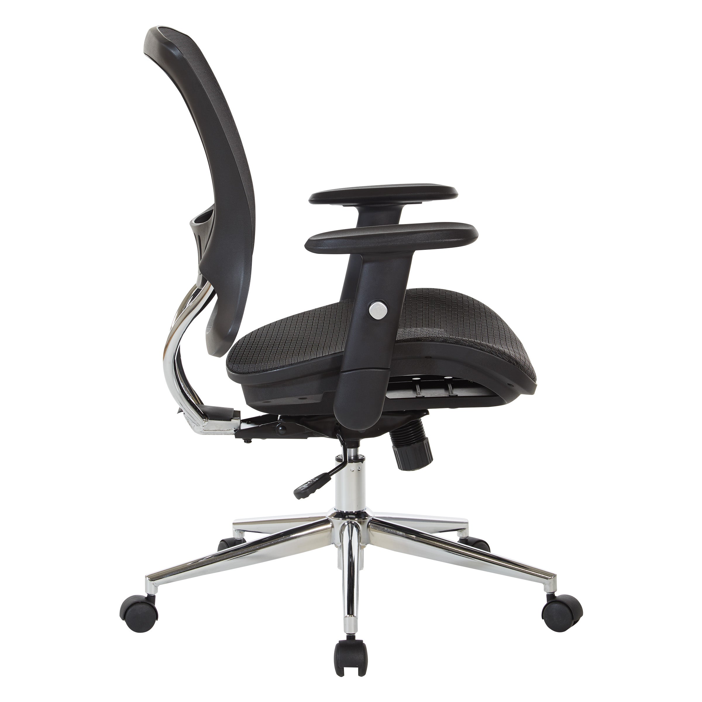 Mesh Screen Seat and Back Chair - Black