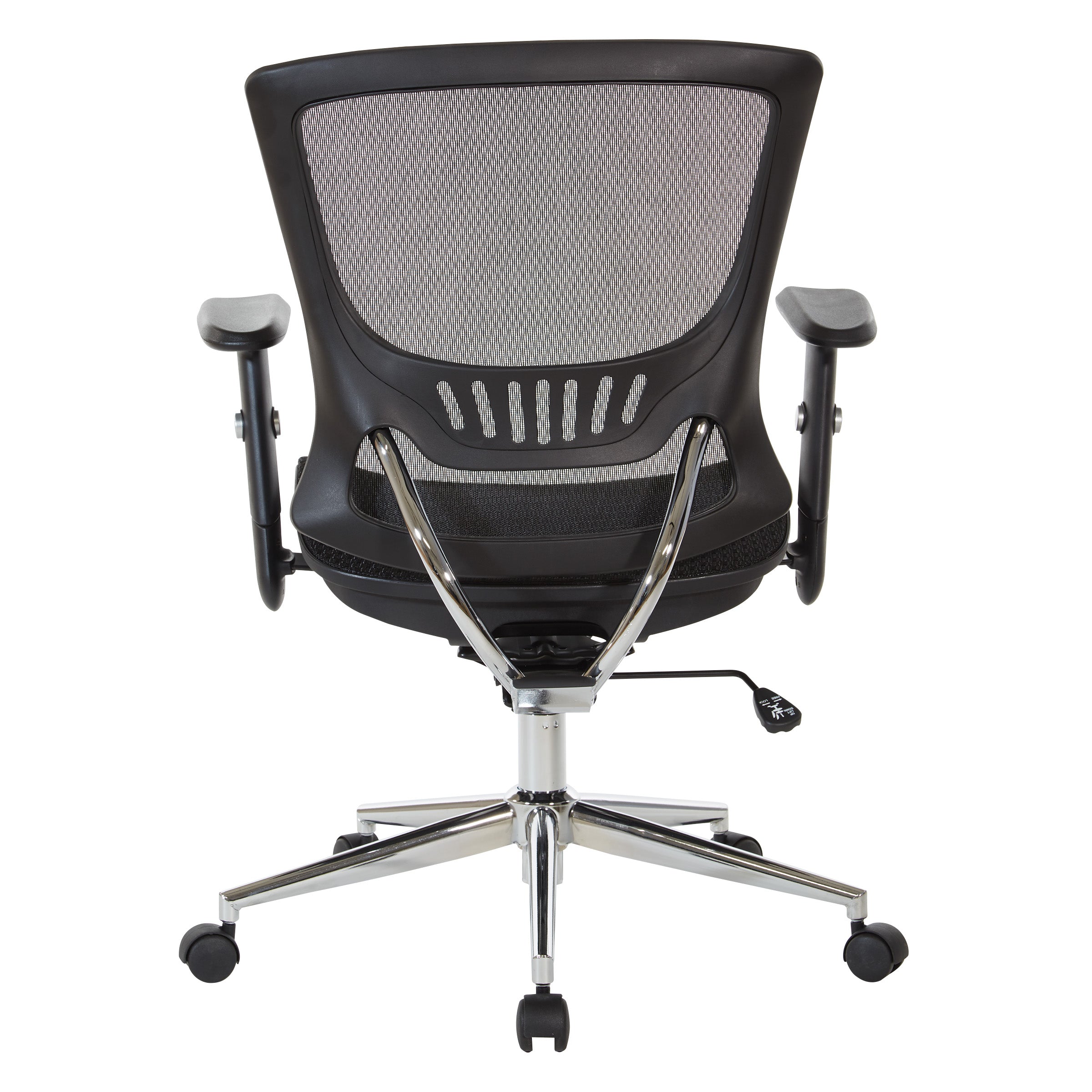 Mesh Screen Seat and Back Chair - Black
