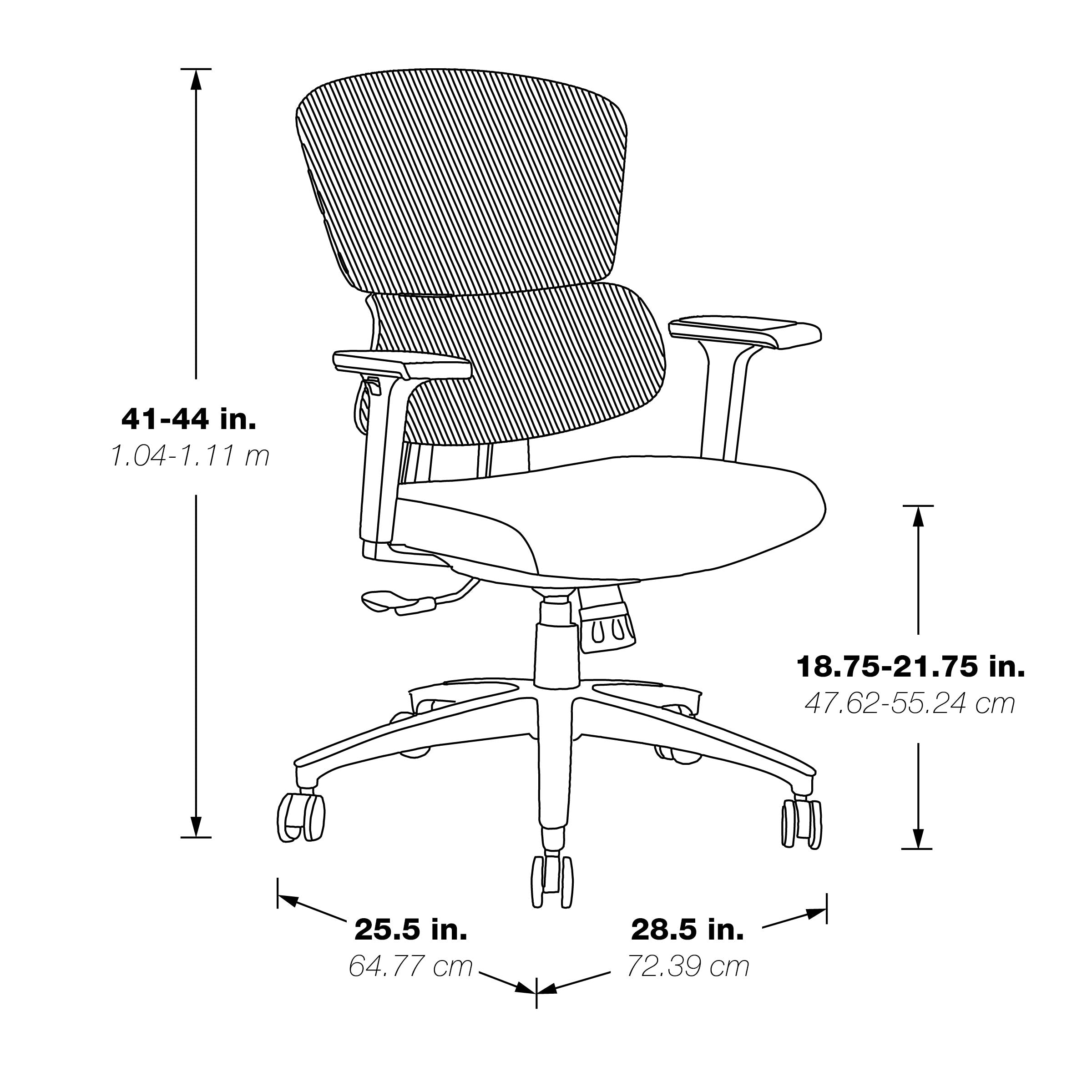 Mesh Back Manager’s Chair - Black