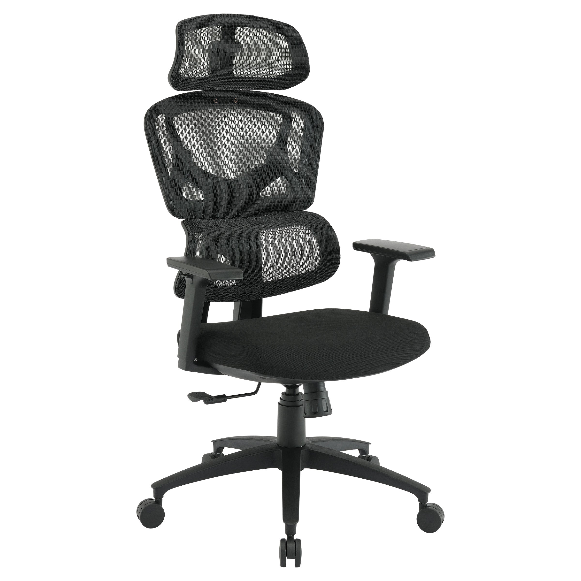 Mesh Back Manager’s Chair with Head - Black