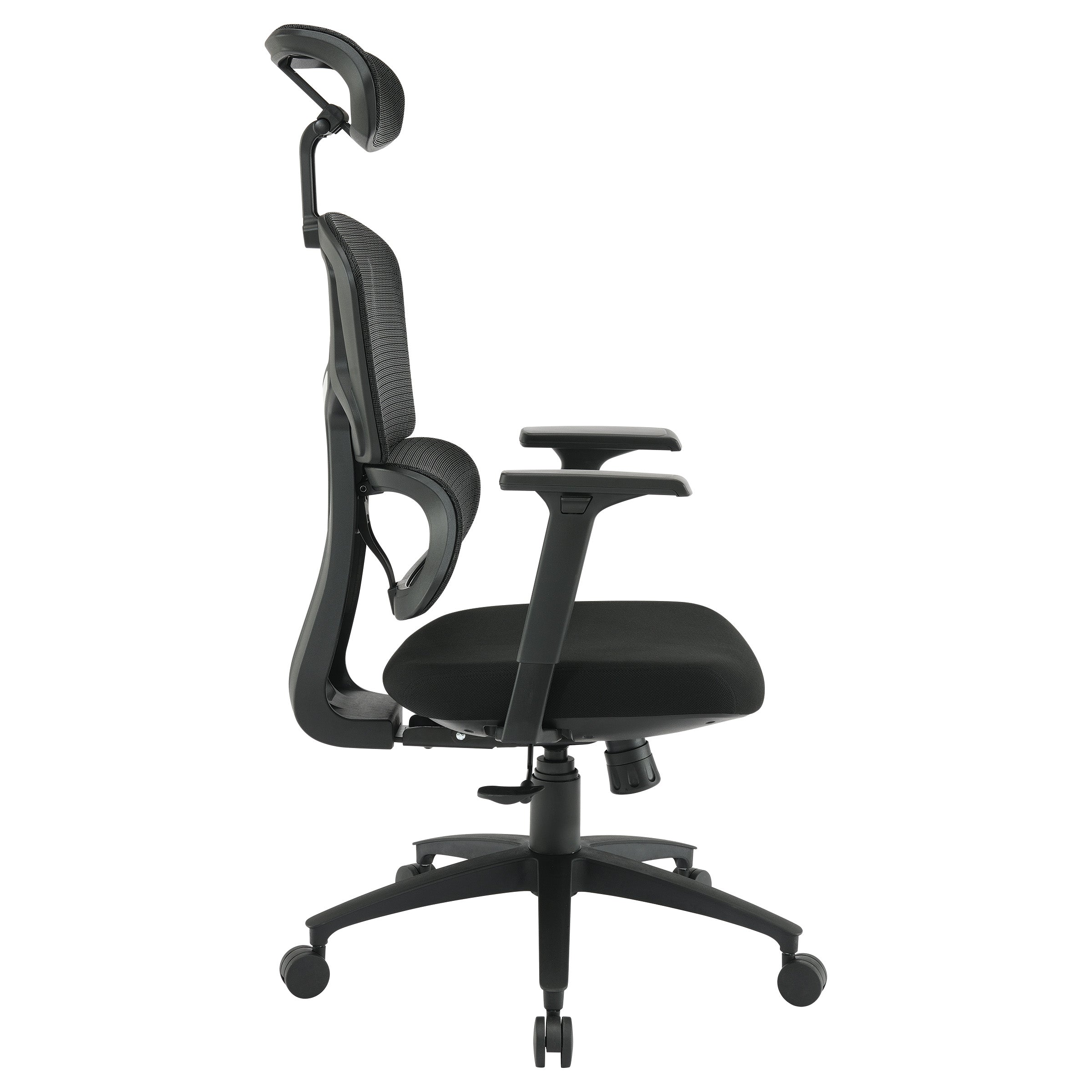 Mesh Back Manager’s Chair with Head - Black