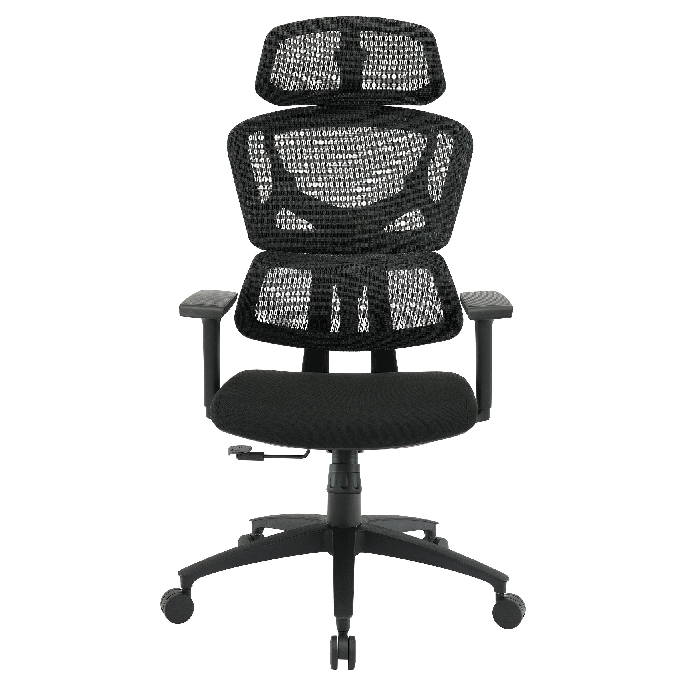 Mesh Back Manager’s Chair with Head - Black