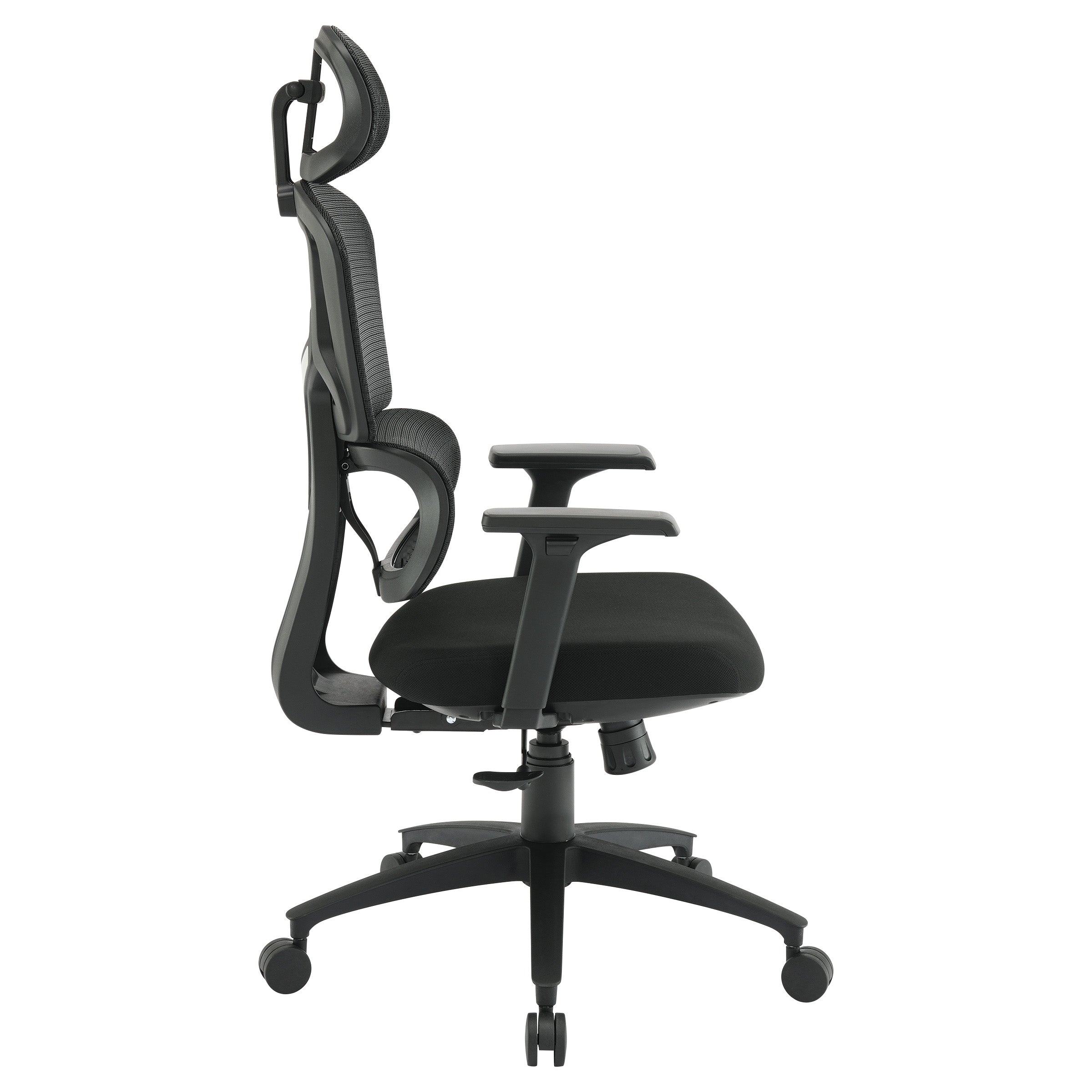 Mesh Back Manager’s Chair with Head - Black