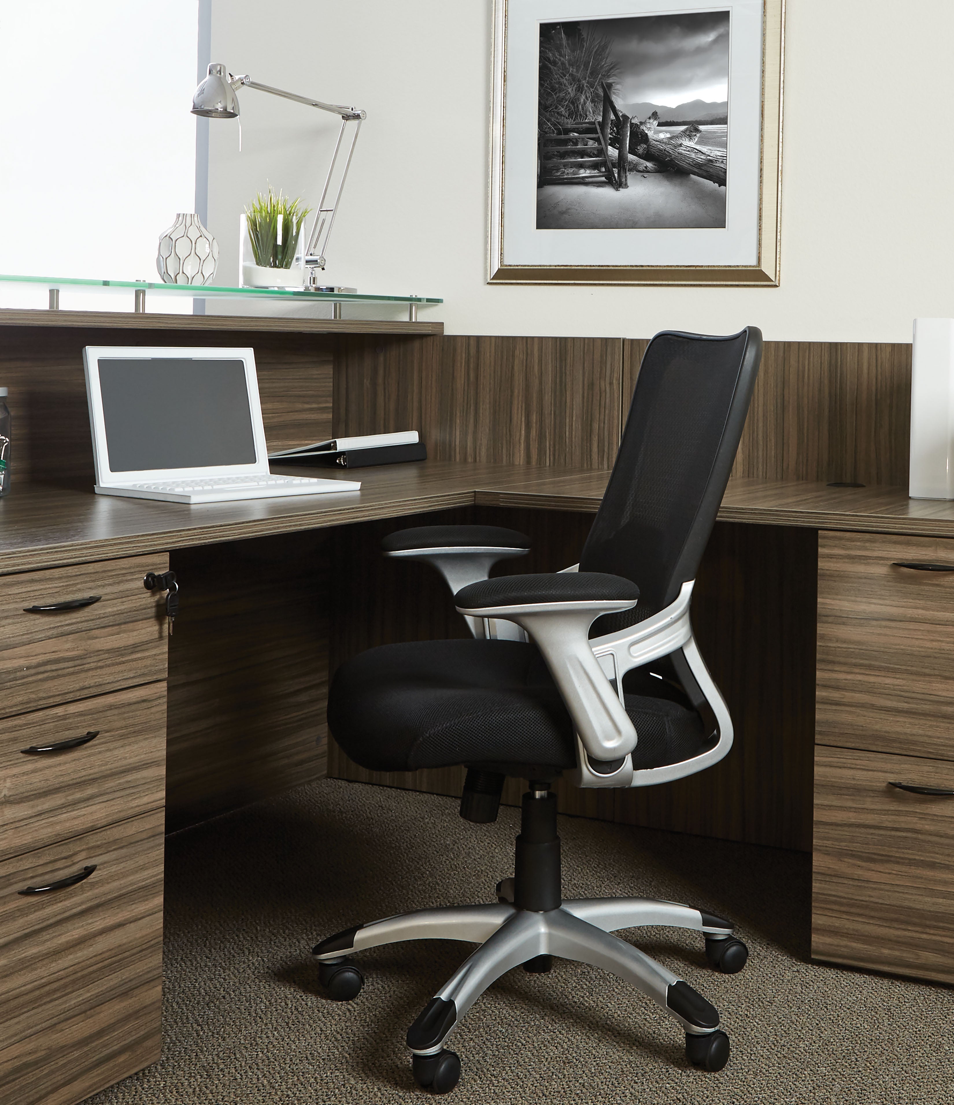 Screen Back Chair - Black