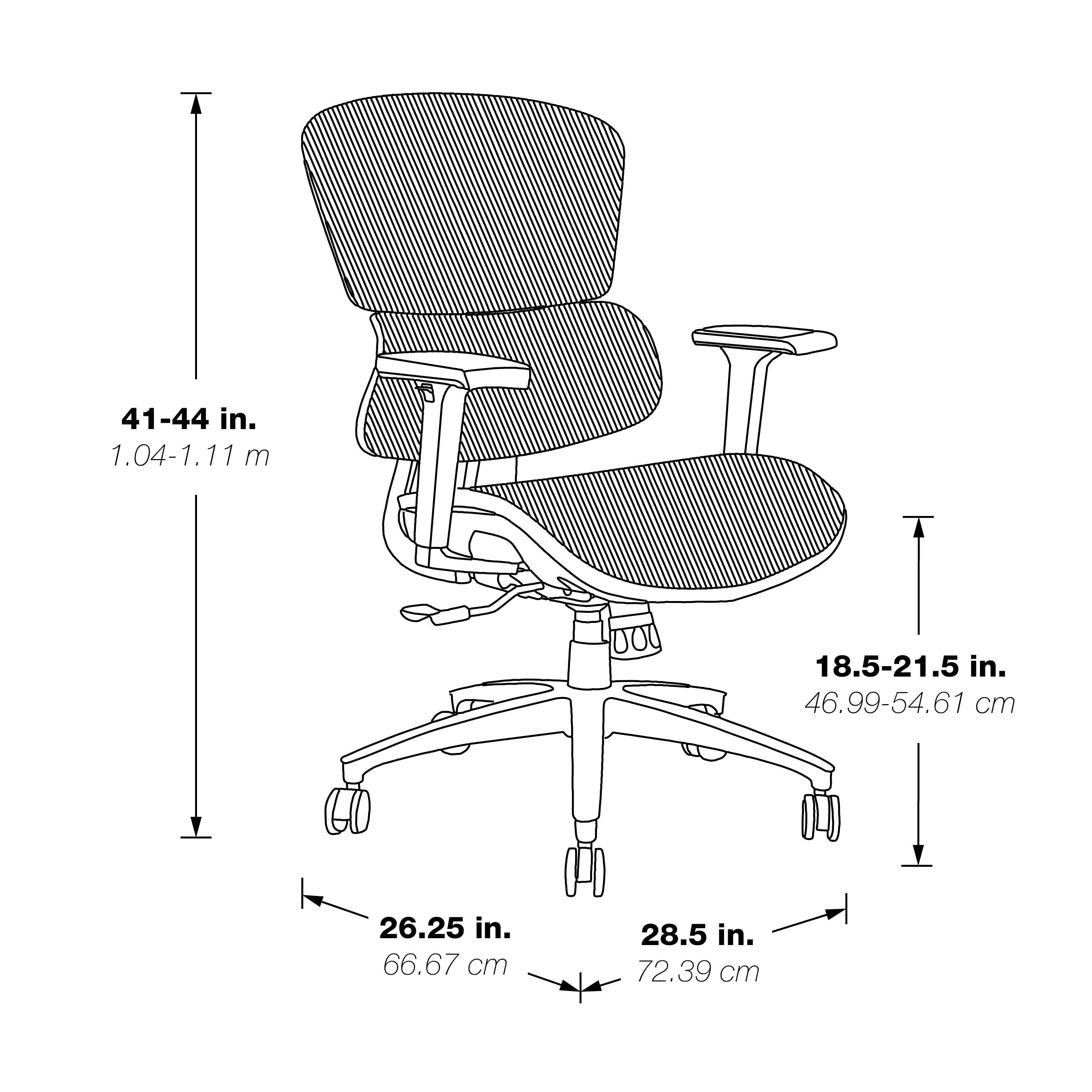 Mesh Back Manager’s Chair - Black