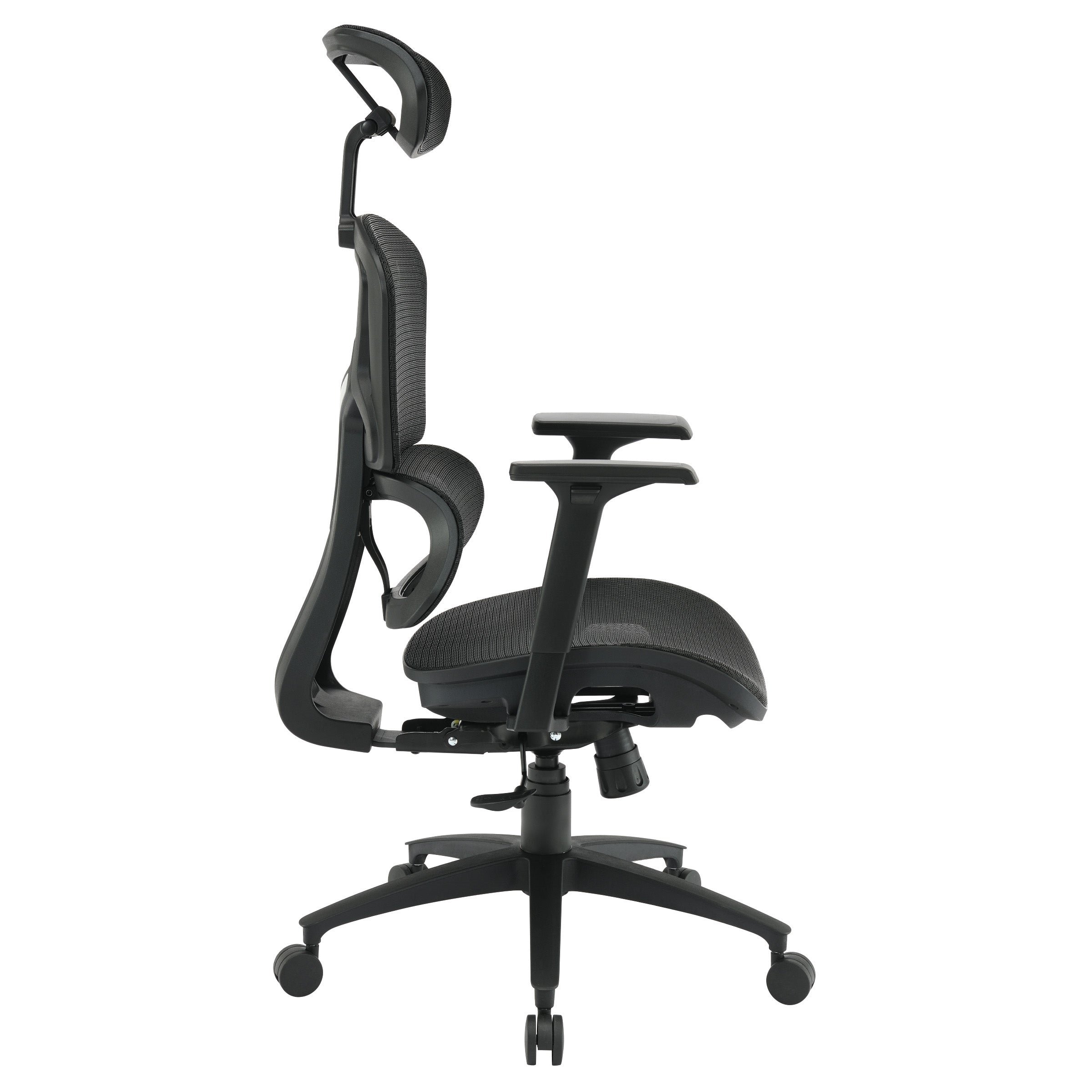 Mesh Back Manager’s Chair with Headrest - Black