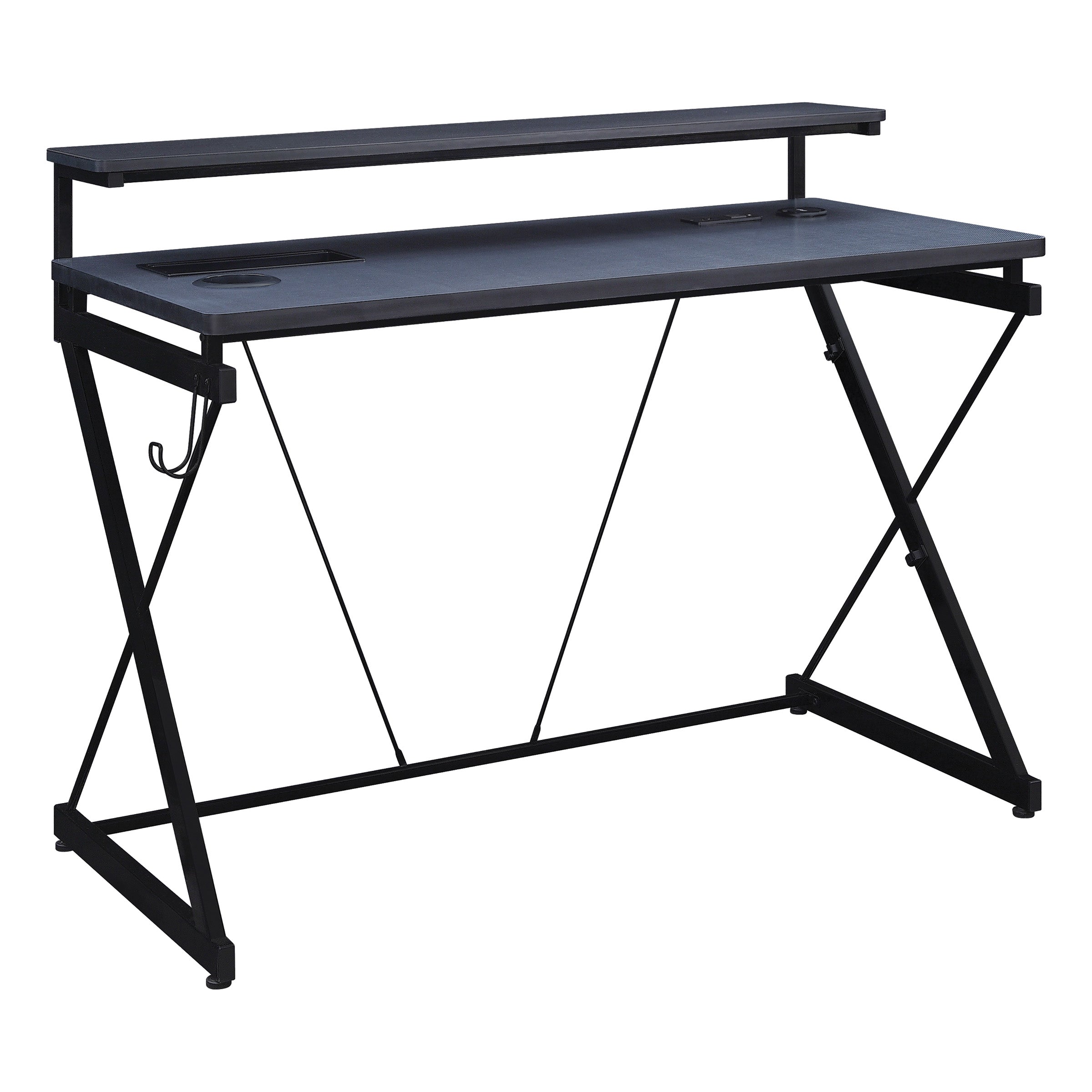 Emulator Gaming Desk - Black / Carbon