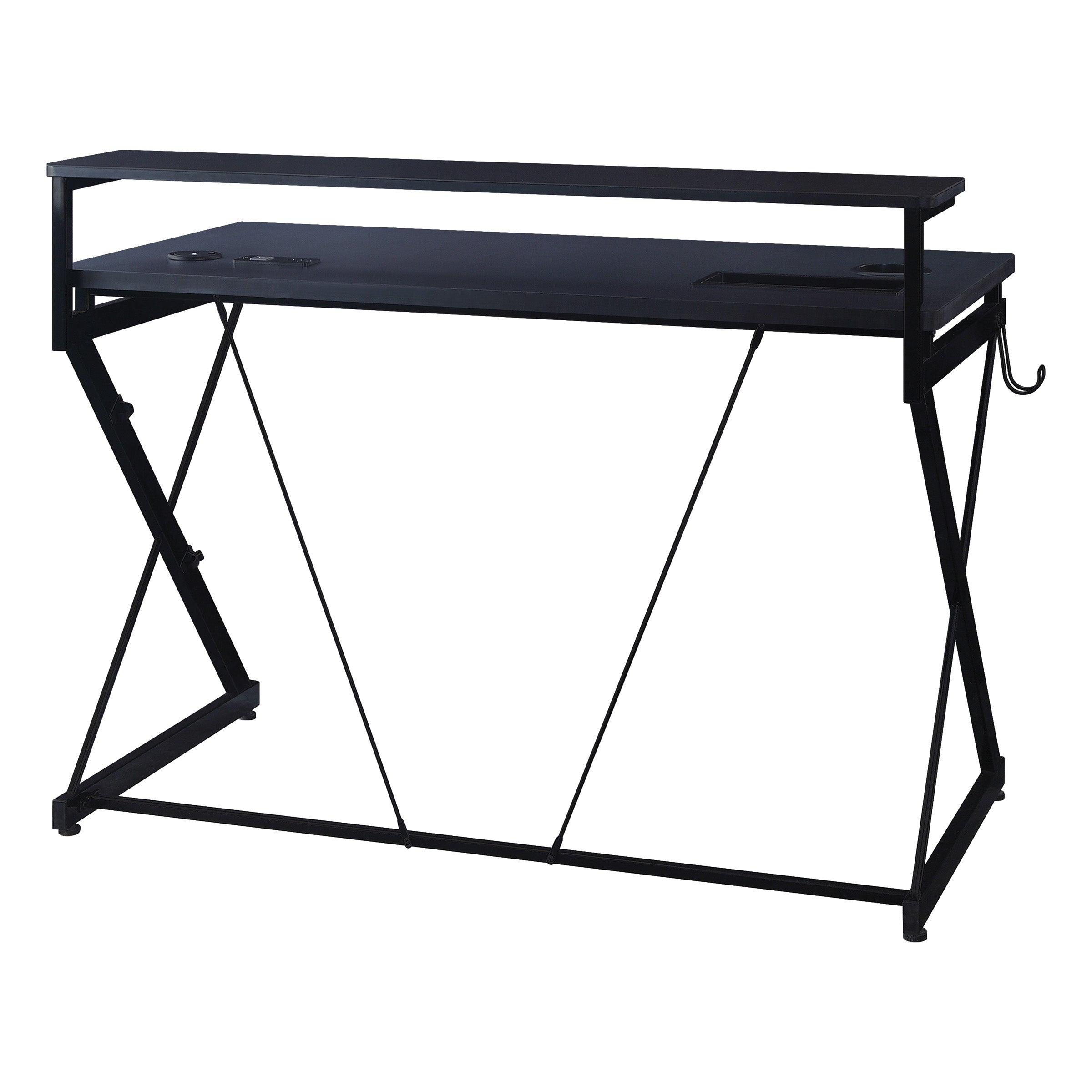 Emulator Gaming Desk - Black / Carbon